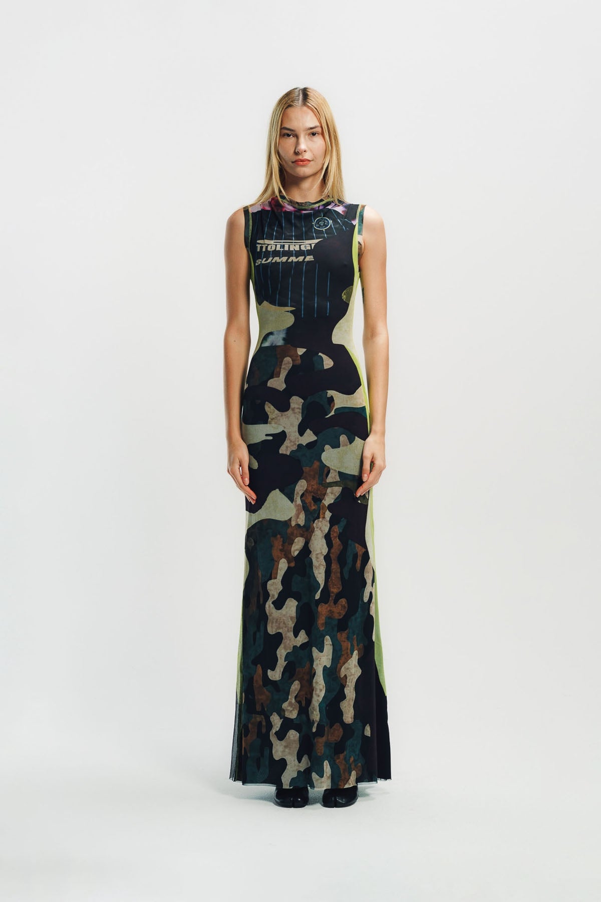 OTTOLINGER | MESH MAXI GOWN