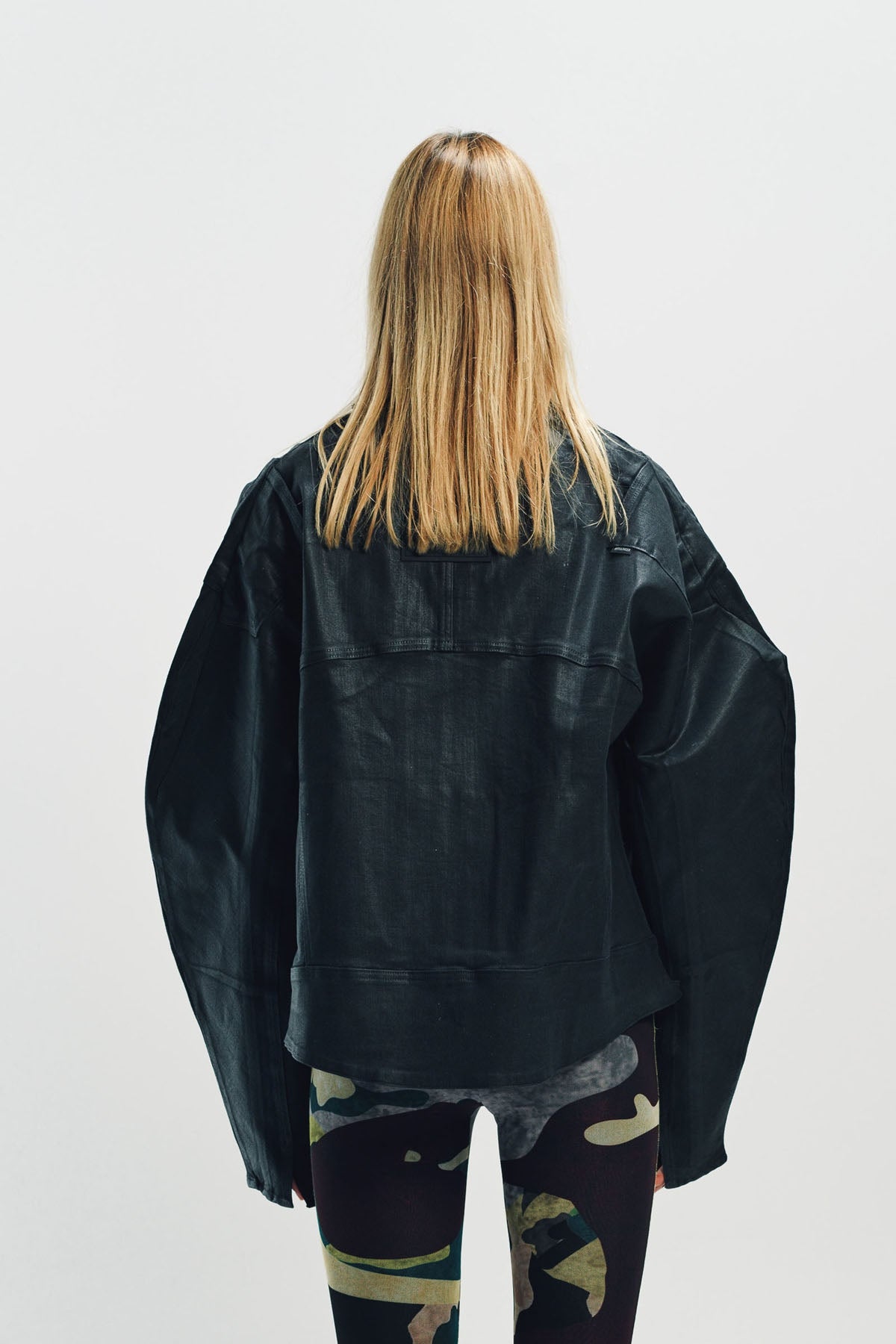 OTTOLINGER | GLAZED DENIM ZIP JACKET