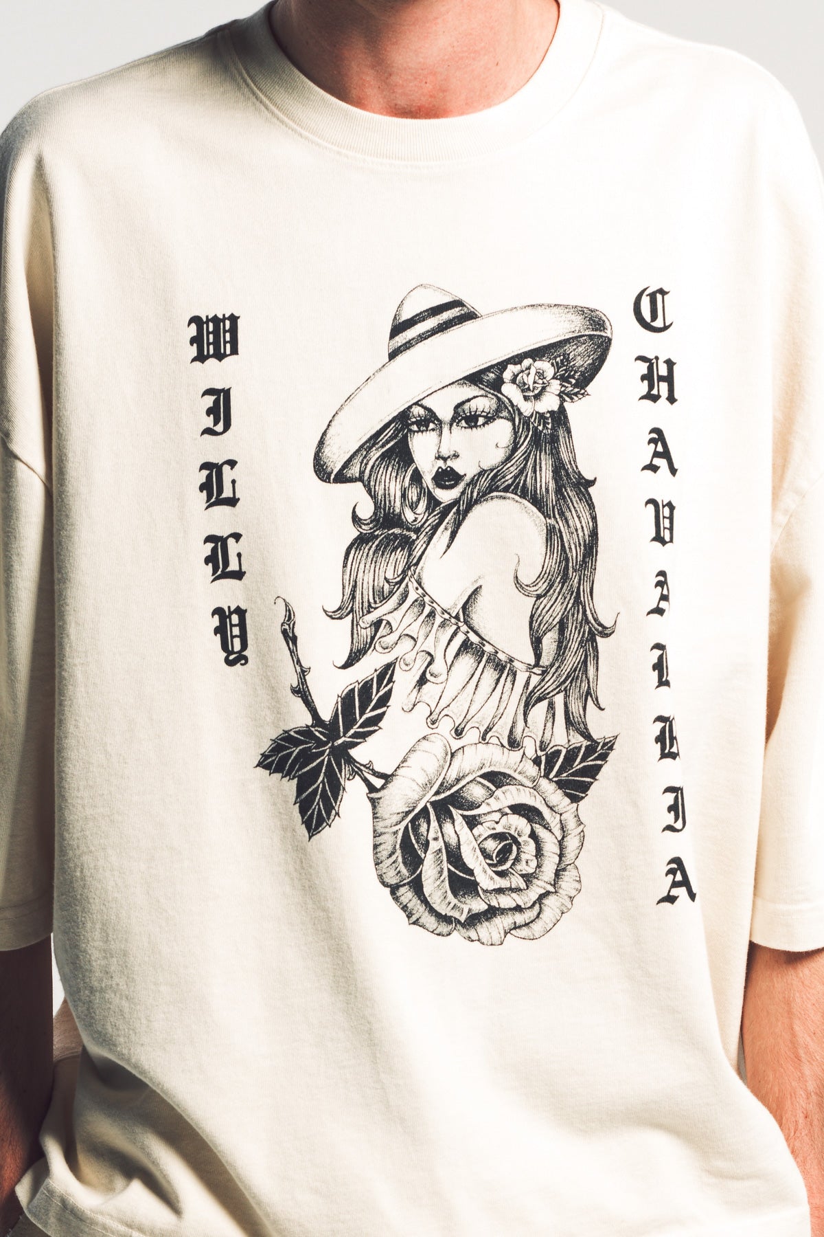 WILLY CHAVARRIA | MAXFIELD MALIBU "LA MEXICANA" BUFFALO TEE