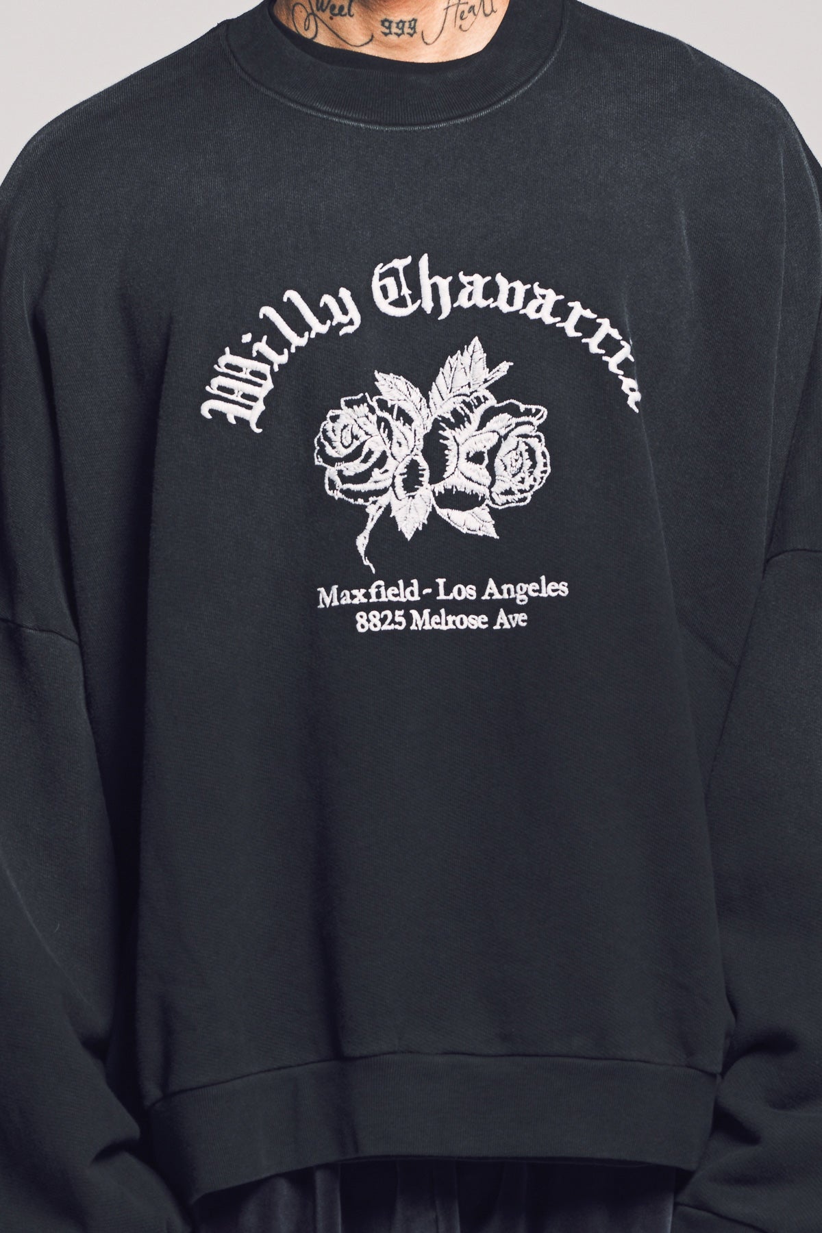 WILLY CHAVARRIA | MAXFIELD FINE FASHIONS HOOLIGAN CREWNECK