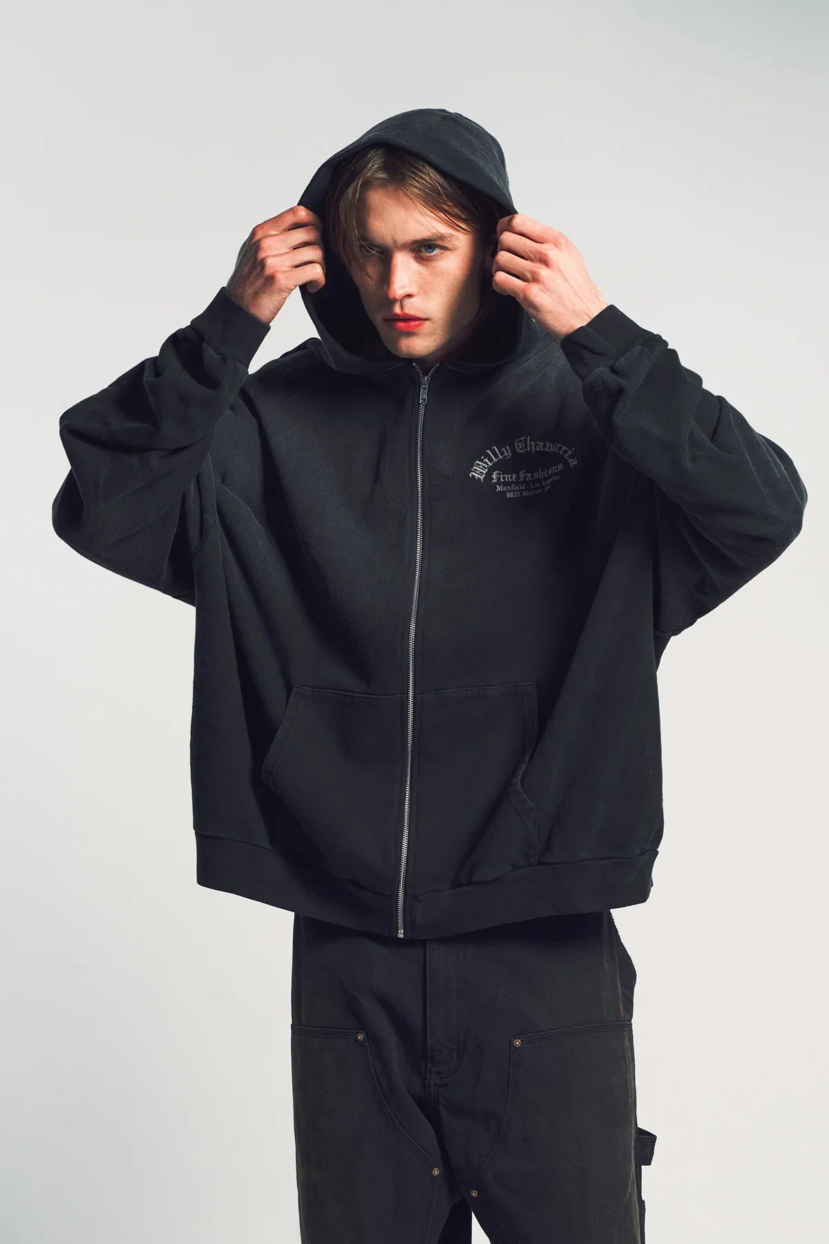 WILLY CHAVARRIA | MAXFIELD FINE FASHIONS HOOLIGAN ZIP-UP HOODIE