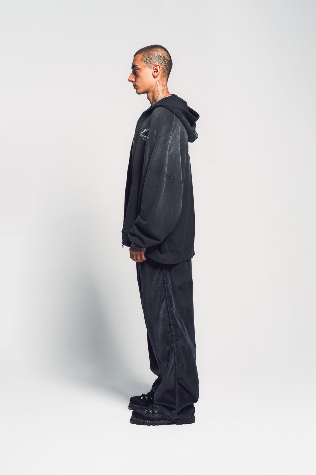 WILLY CHAVARRIA | MAXFIELD FINE FASHIONS HOOLIGAN ZIP-UP HOODIE