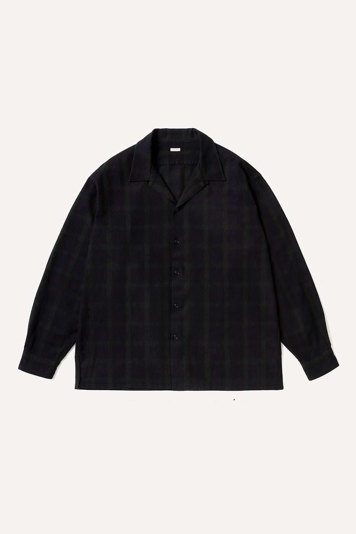 A.PRESSE | SILK NEP LOOP COLLAR SHIRT
