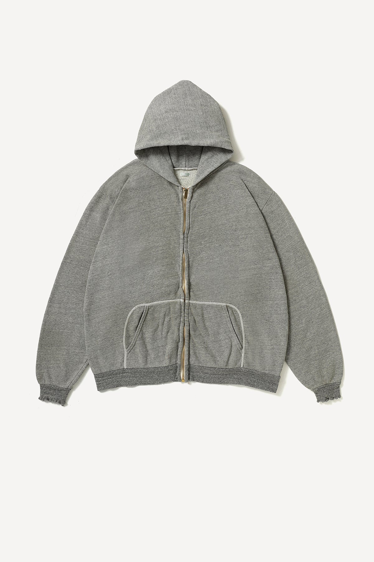 A.PRESSE | VINTAGE LIGHT WEIGHT ZIP SWEAT HOODIE