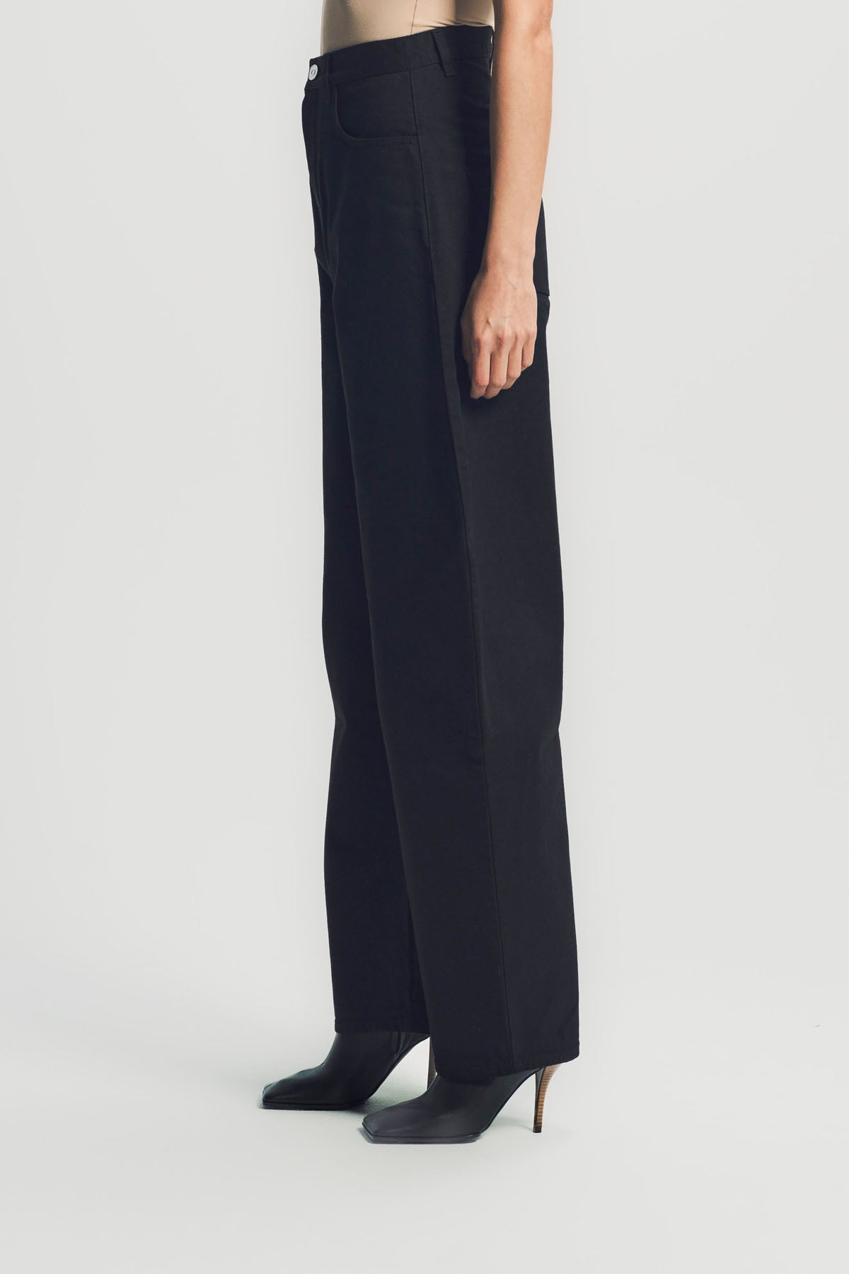 ALAÏA | ROUND DENIM PANTS