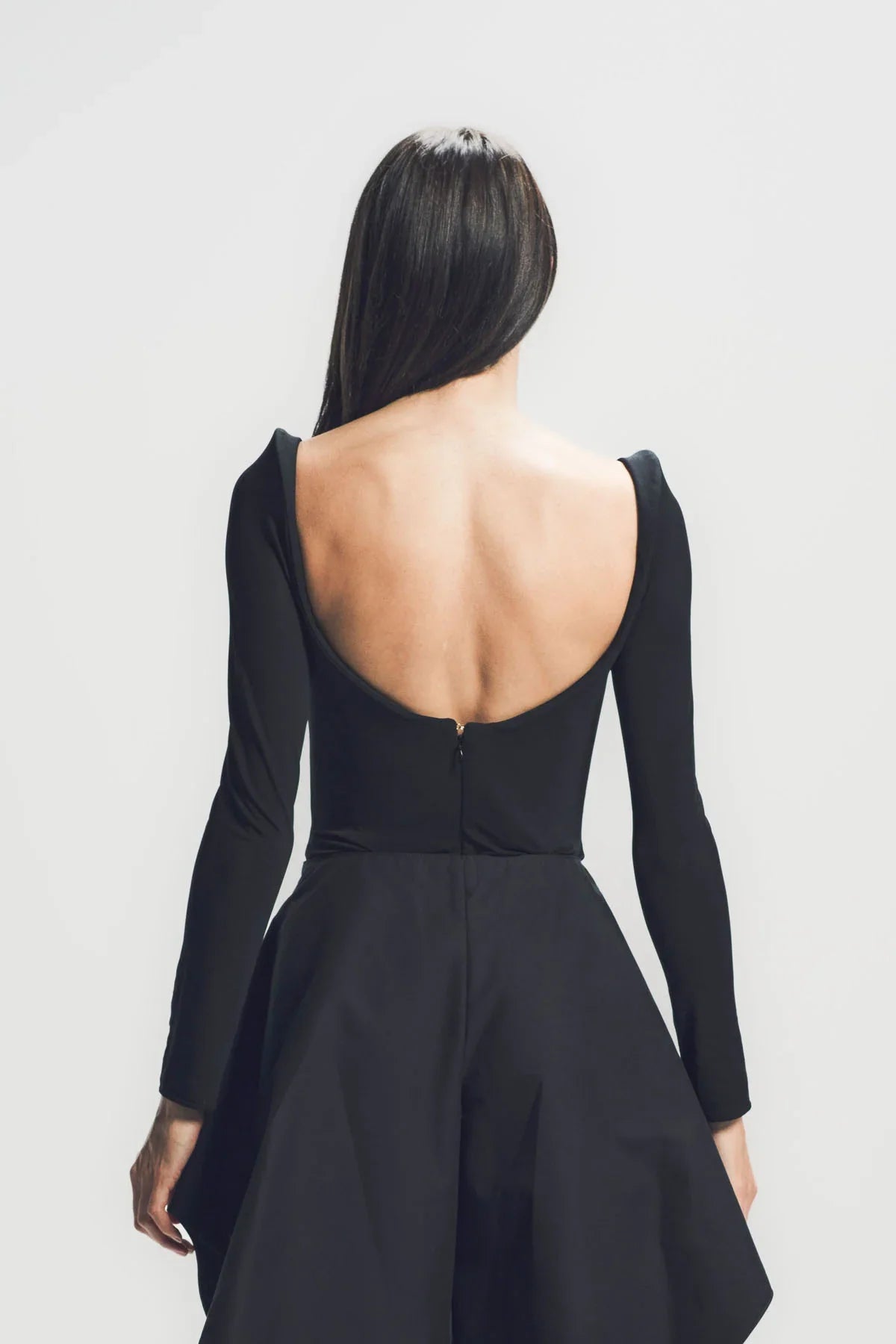 ALAÏA | CURVED SOFT JERSEY BODYSUIT