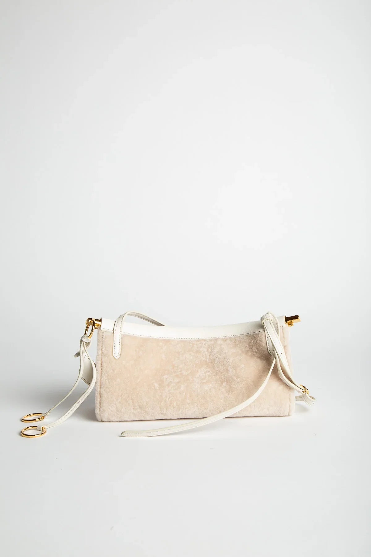 ALAÏA | LE CLICK EAST WEST SMALL BAG IN SHAVED SHEARLING