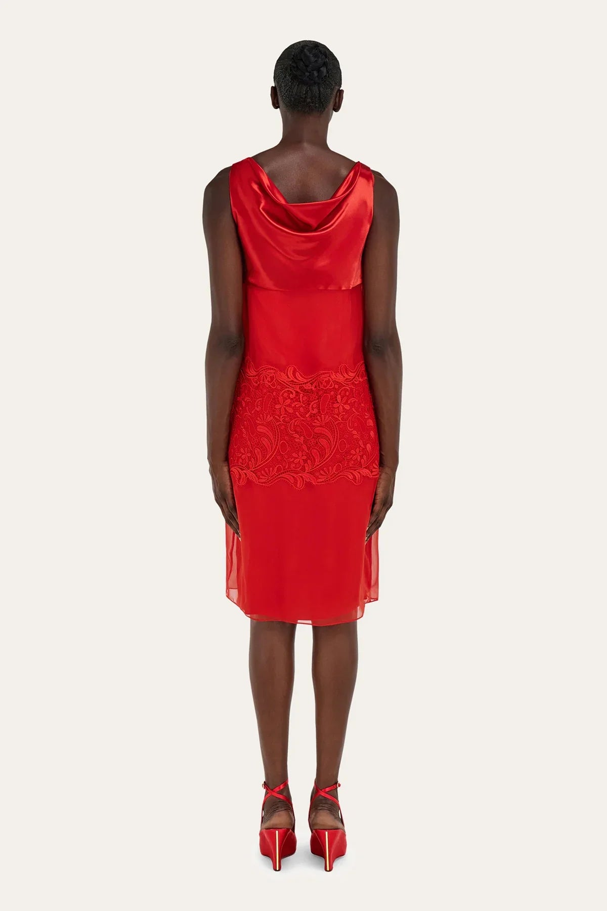 FERRAGAMO | SILK CHIFFON DRESS
