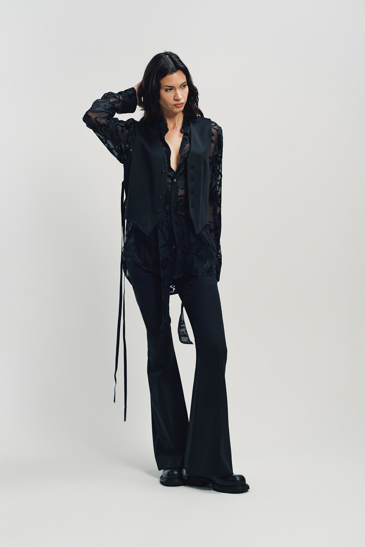 ANN DEMEULEMEESTER | ADRI BOOTCUT TROUSERS