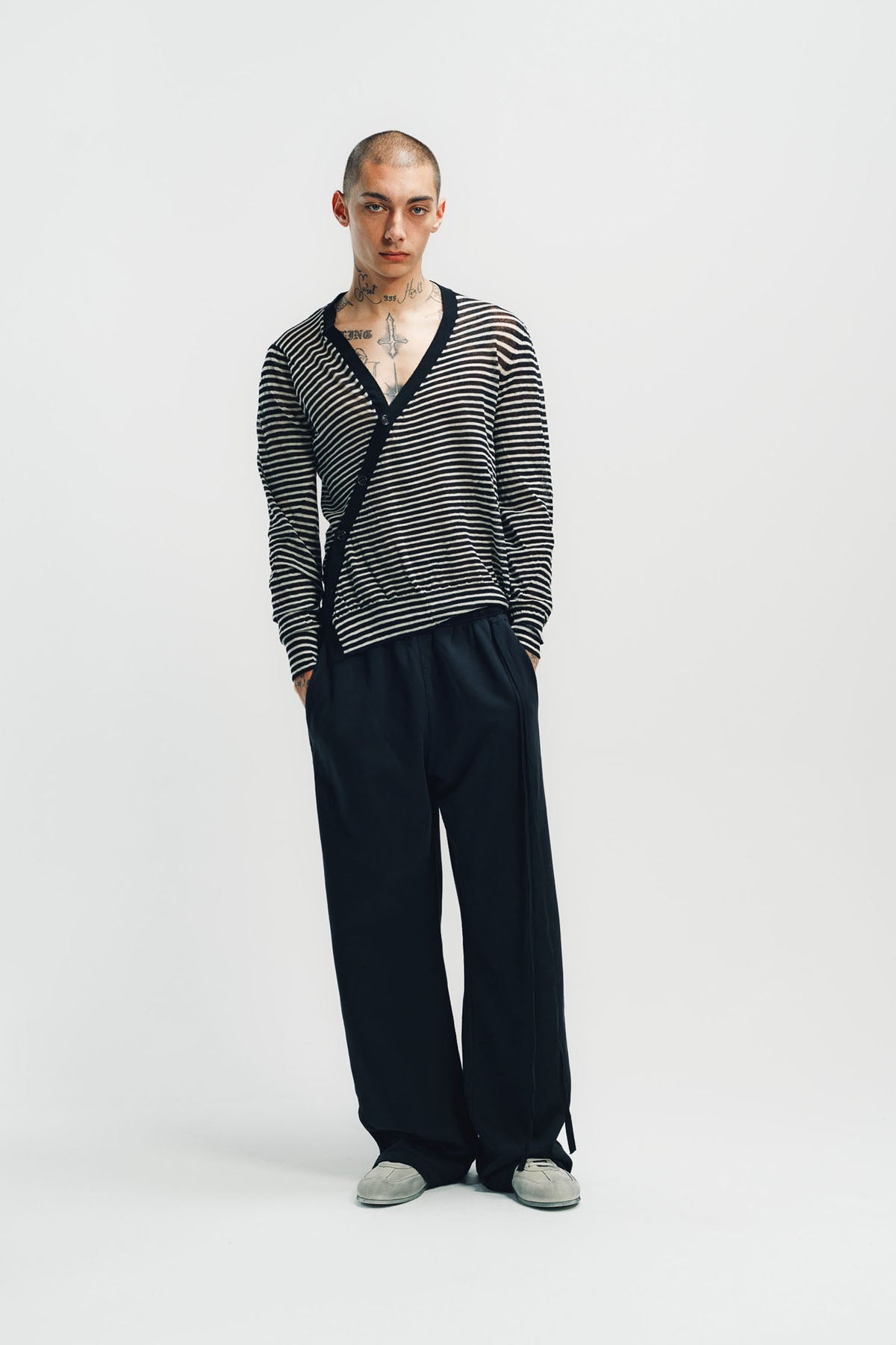 ANN DEMEULEMEESTER | ABRAM LIGHT TWISTED CARDIGAN