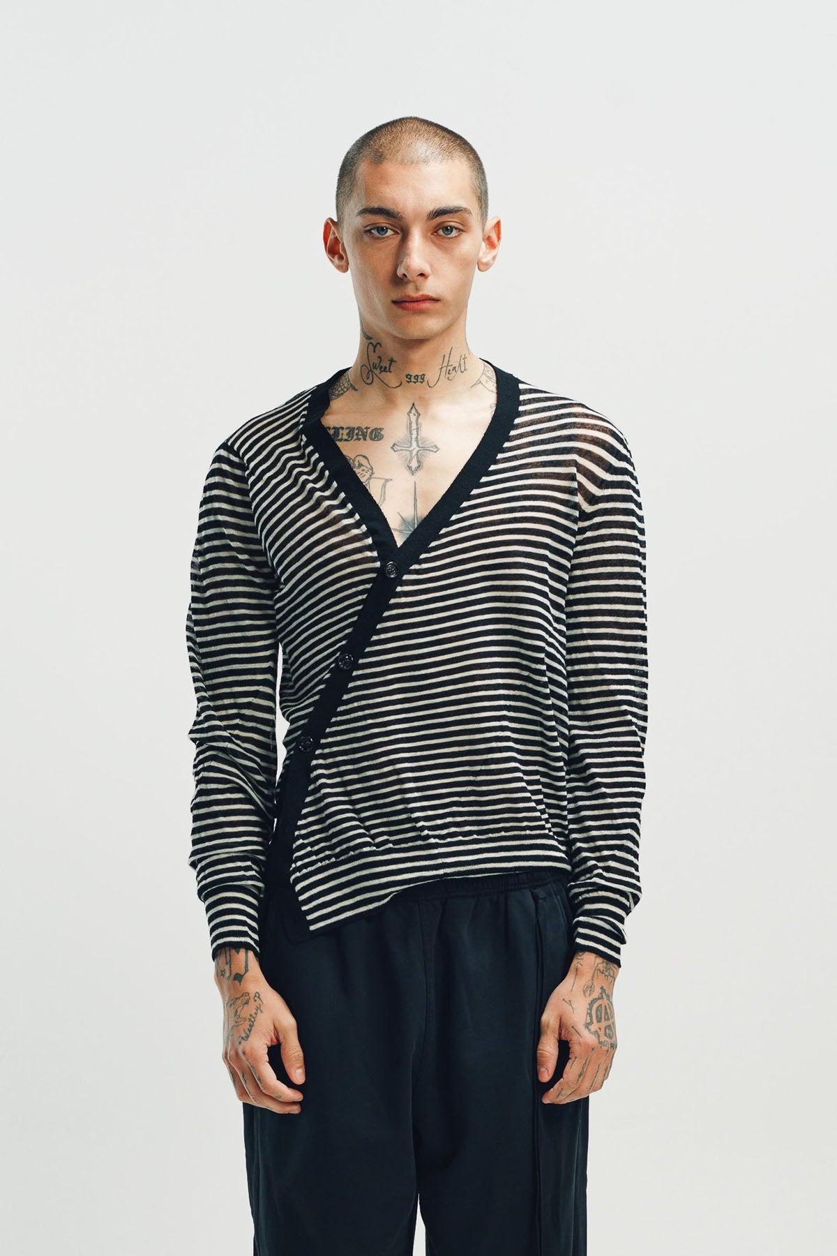 ANN DEMEULEMEESTER | ABRAM LIGHT TWISTED CARDIGAN