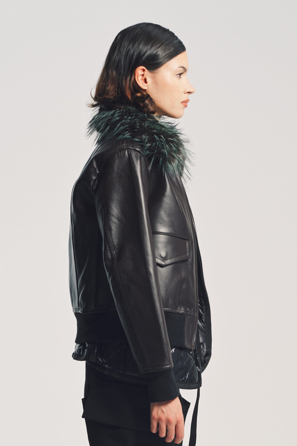SACAI | LEATHER BLOUSON
