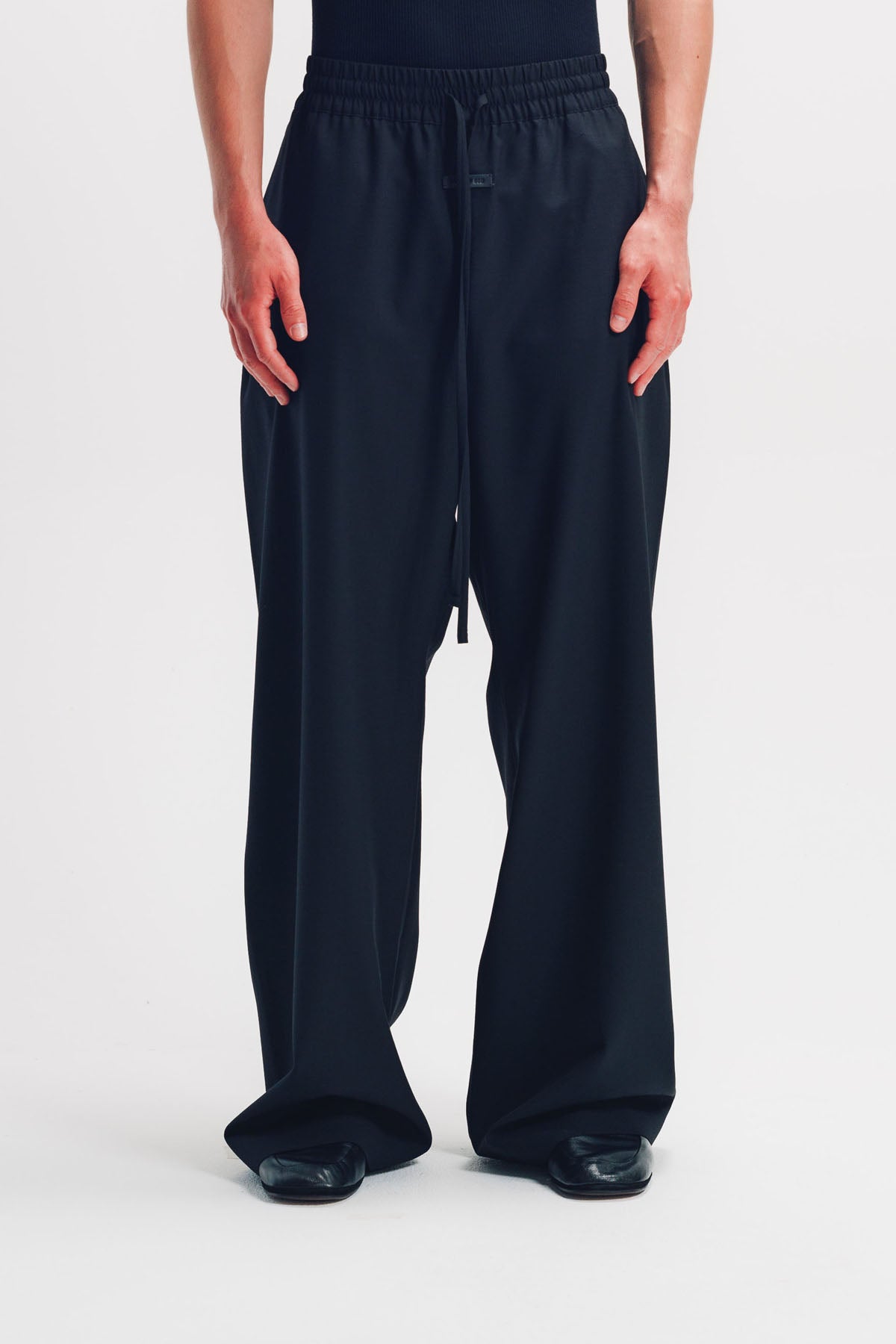 Fear of God | Wool Ripstop Wide Leg Drawstring Pants