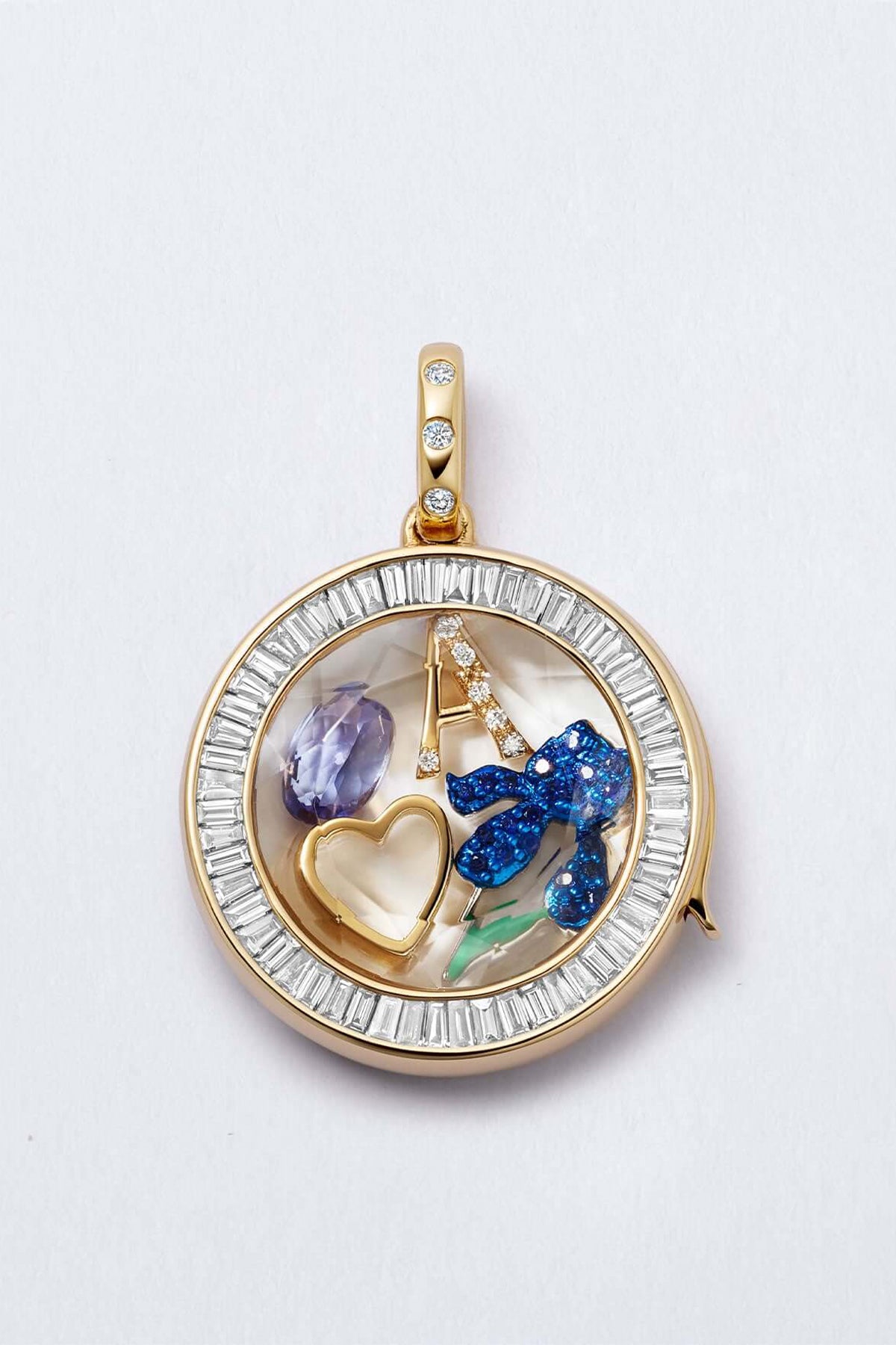 LOQUET LONDON | SAPPHIRE IRIS CHARM