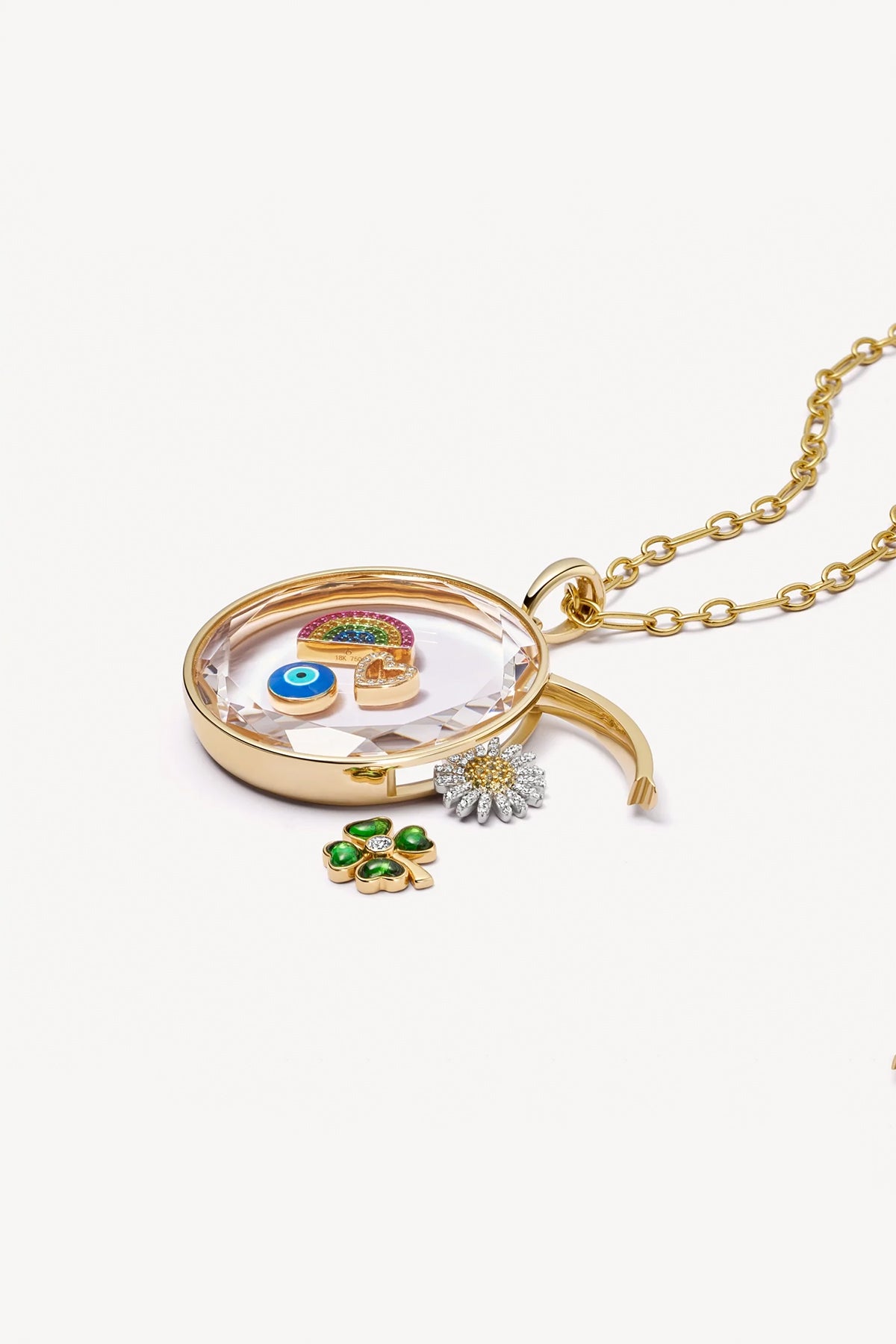 LOQUET LONDON | SAPPHIRE RAINBOW CHARM