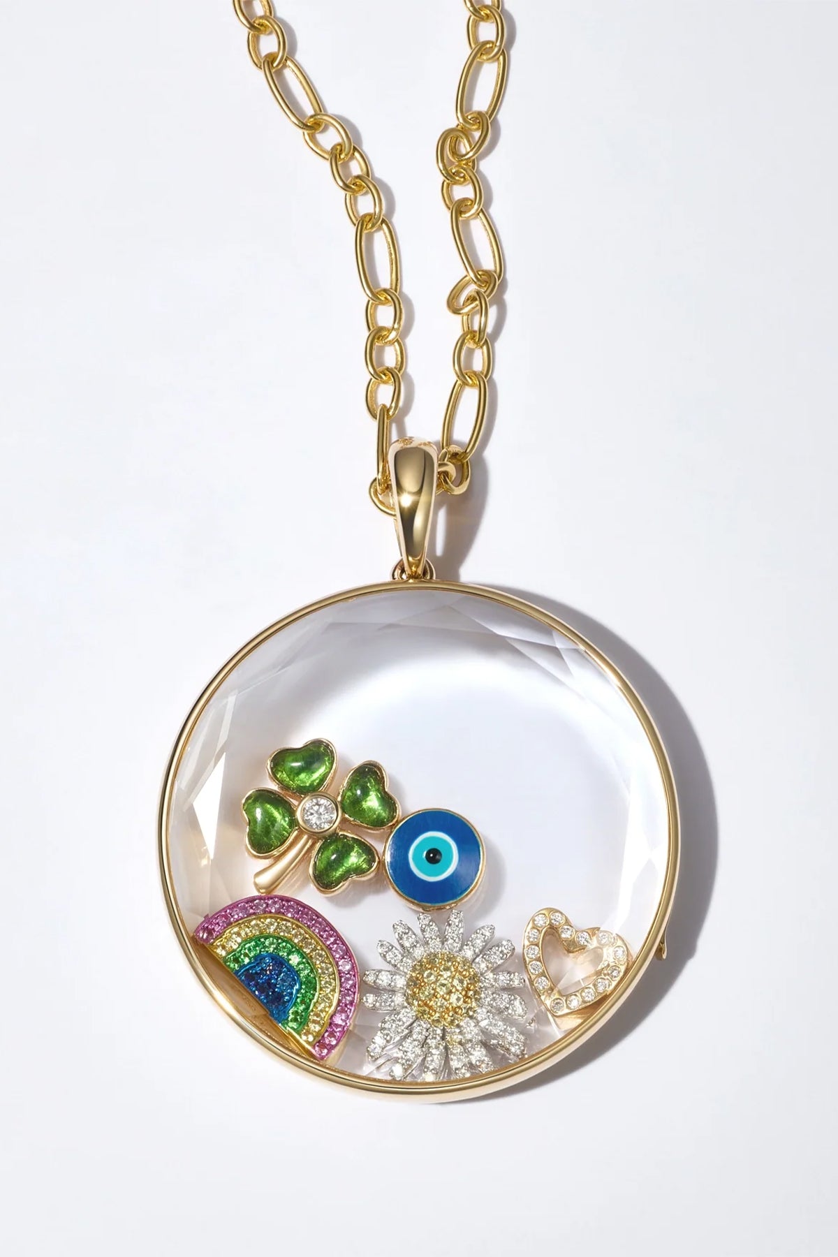 LOQUET LONDON | SAPPHIRE RAINBOW CHARM