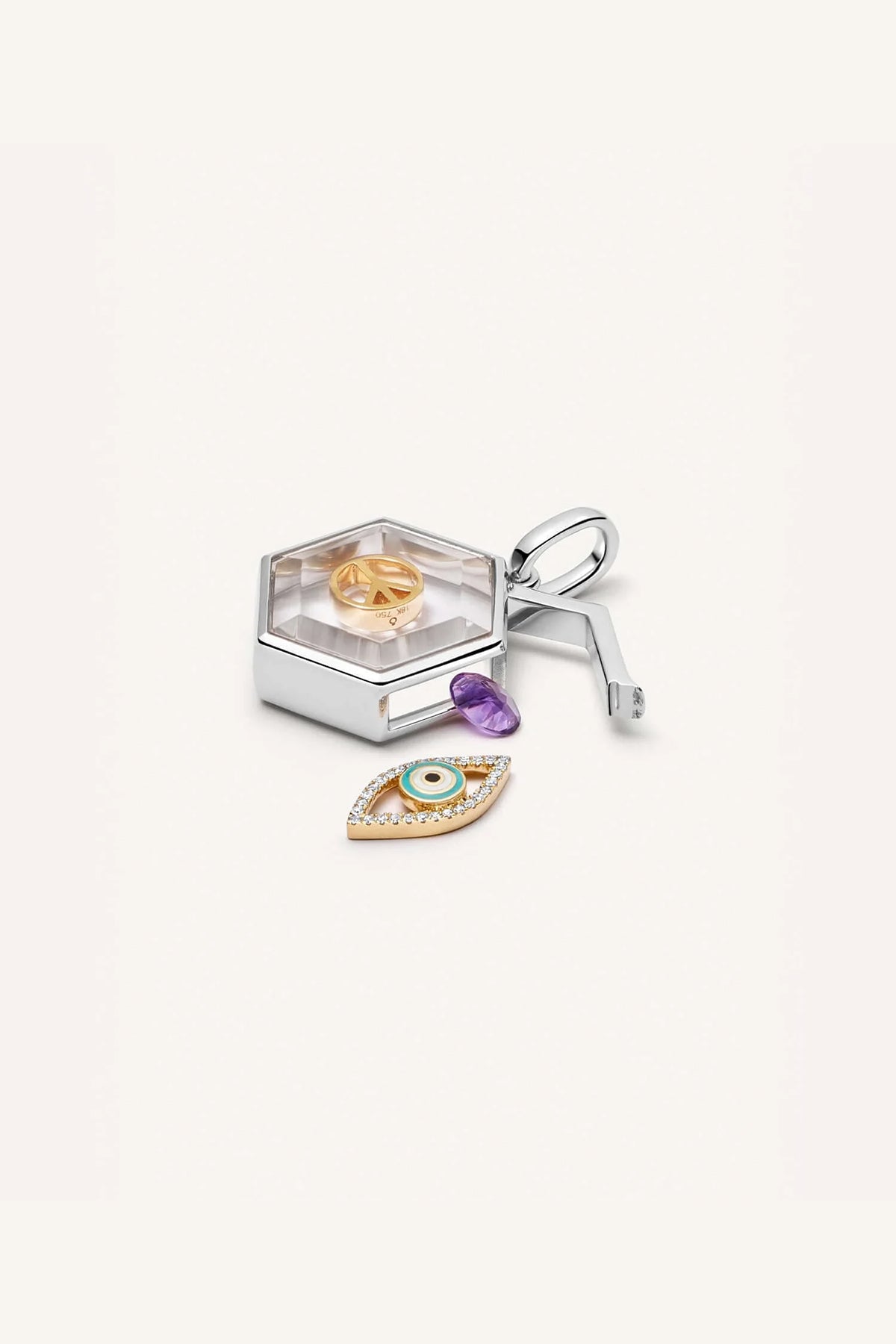 LOQUET LONDON | LARGE EVIL EYE CHARM