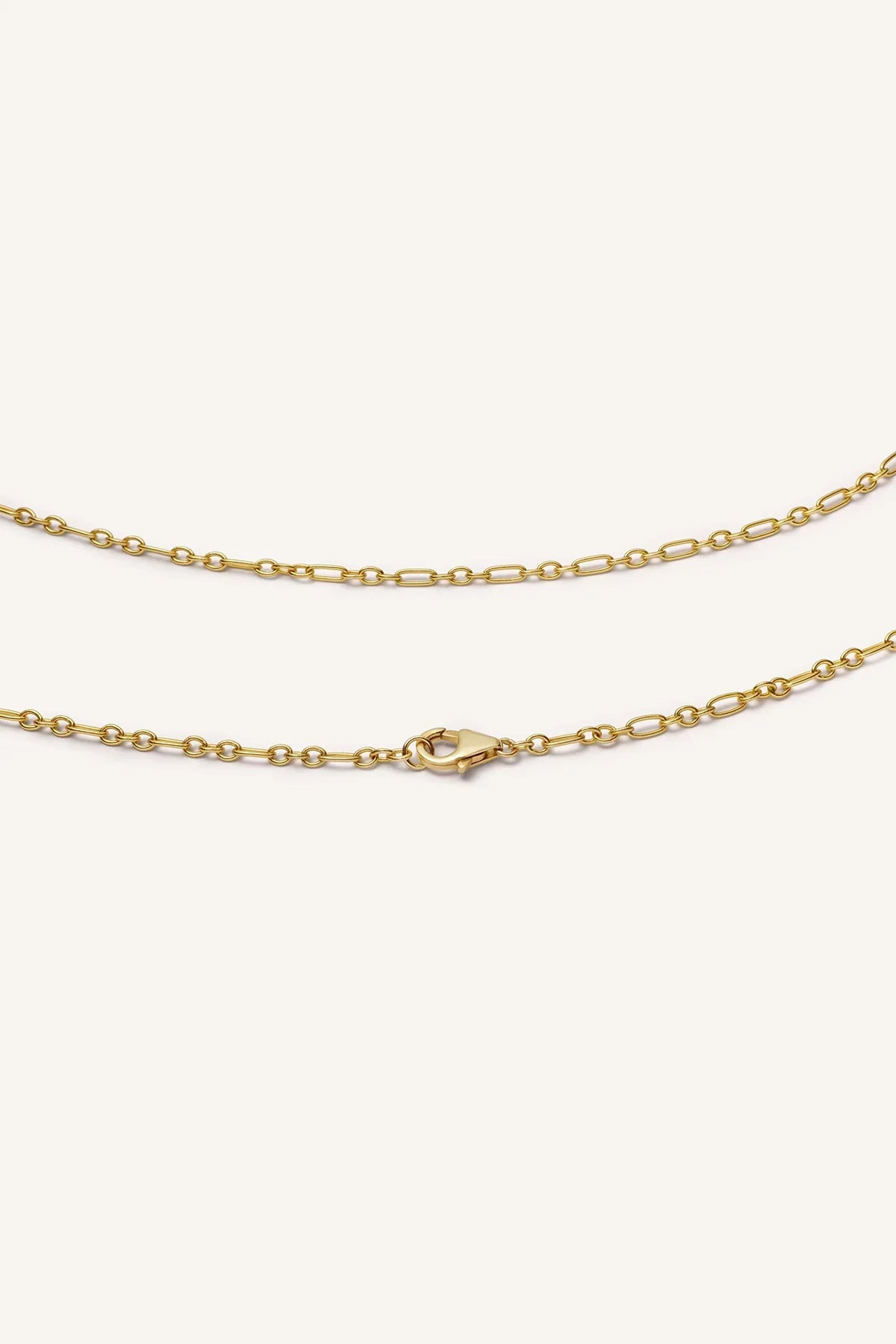 LOQUET LONDON | YELLOW GOLD FIGARO CHAIN