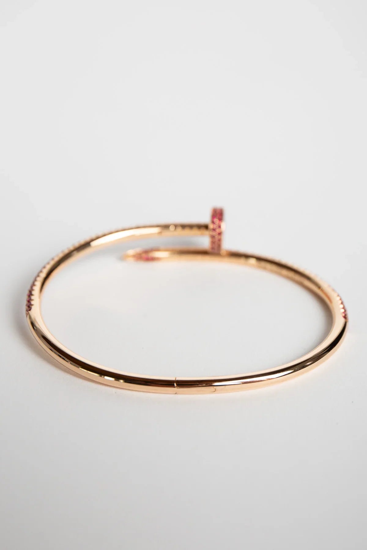 CARTIER | CUSTOM RUBY NAIL BRACELET