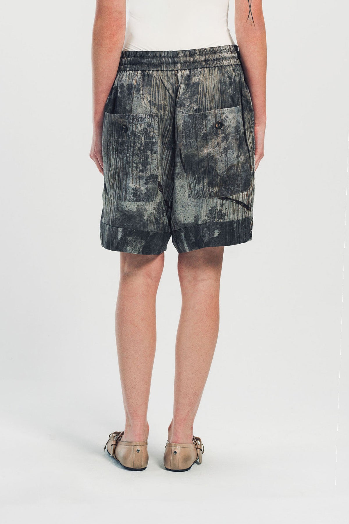 ZIGGY CHEN | DIGITAL PRINT DRAWATRING SHORTS