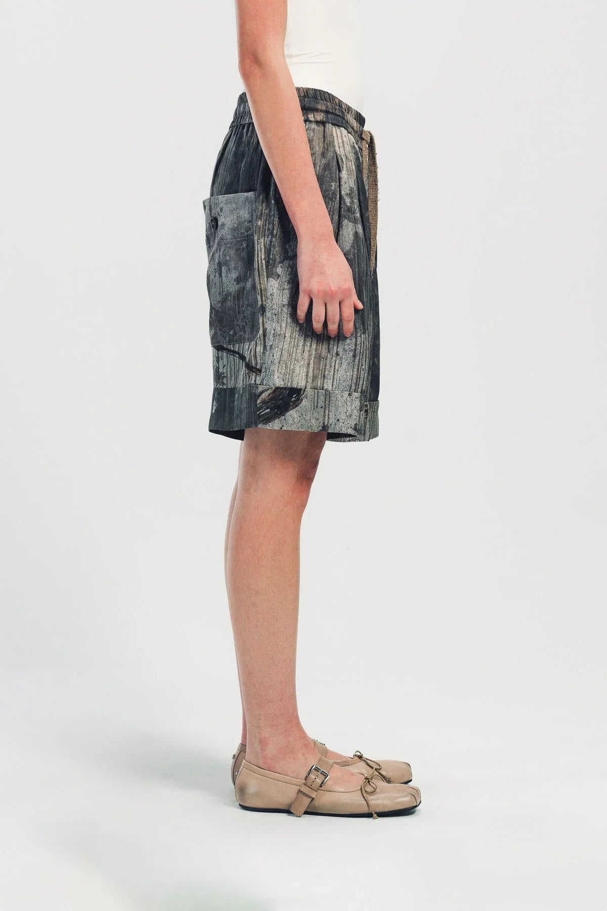 ZIGGY CHEN | DIGITAL PRINT DRAWATRING SHORTS