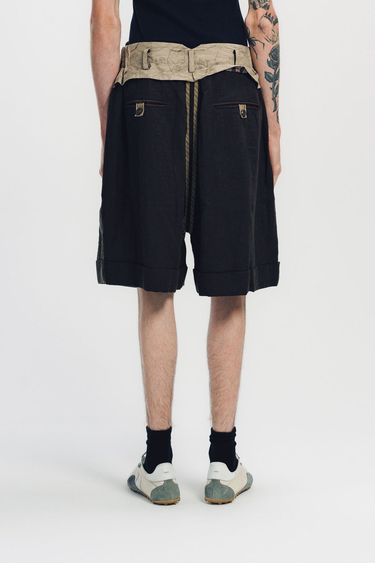 ZIGGY CHEN | HEAVY PATCHWORK SHORTS