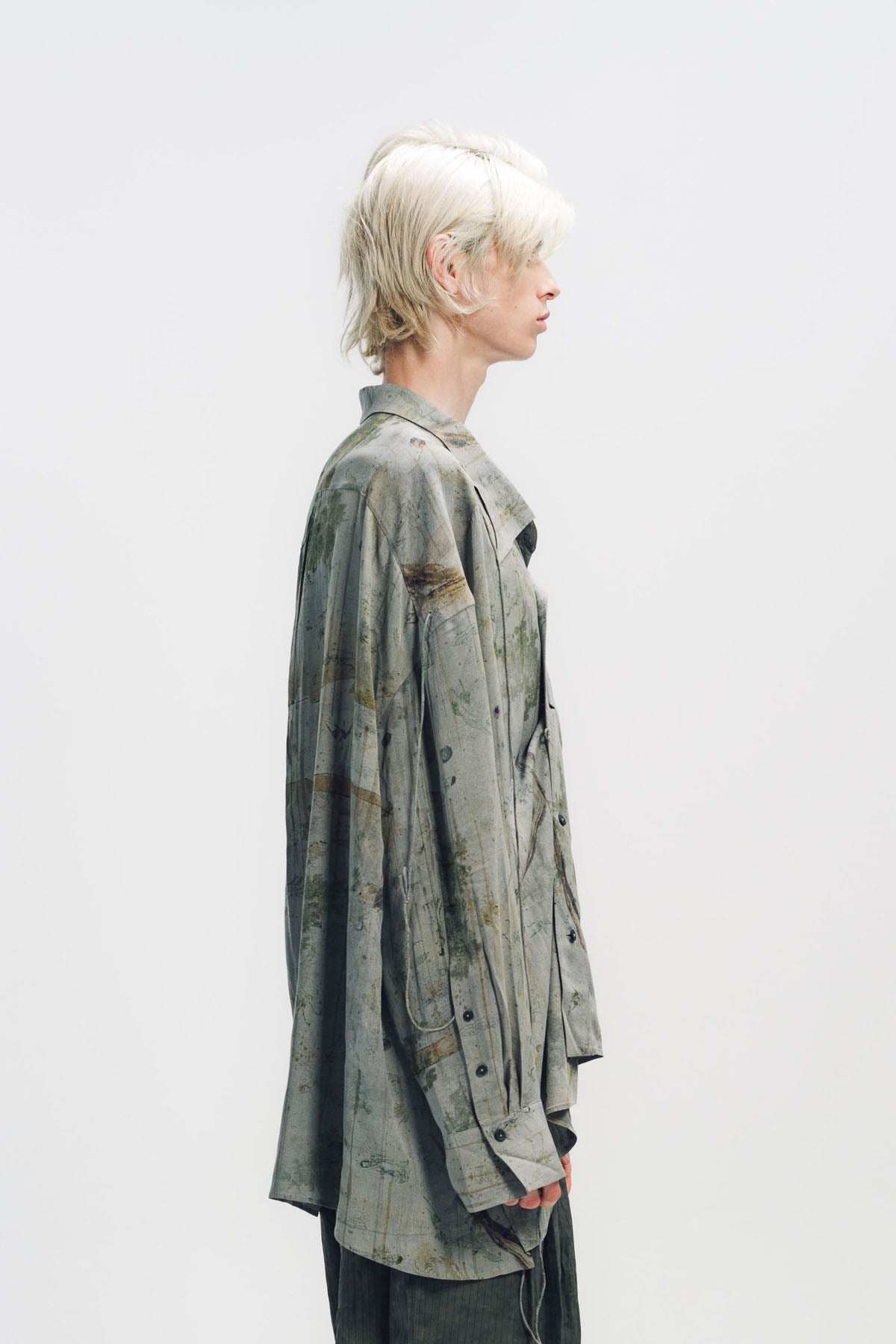 ZIGGY CHEN | DIGITAL PRINT ASYMMETRIC SHIRT