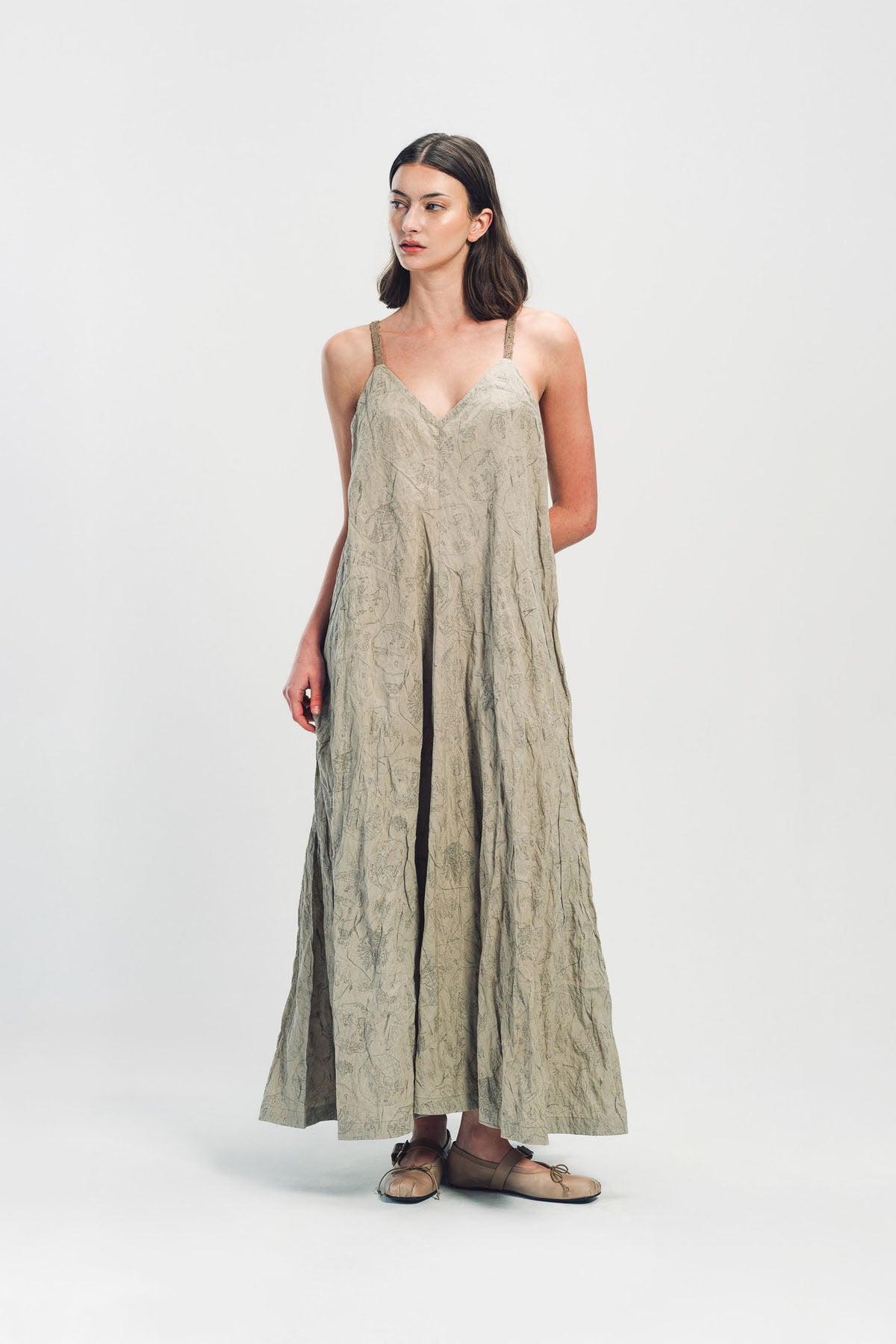 ZIGGY CHEN | DIGITAL HALTER DRESS