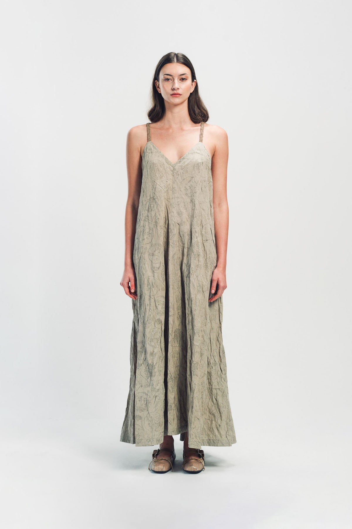 ZIGGY CHEN | DIGITAL HALTER DRESS