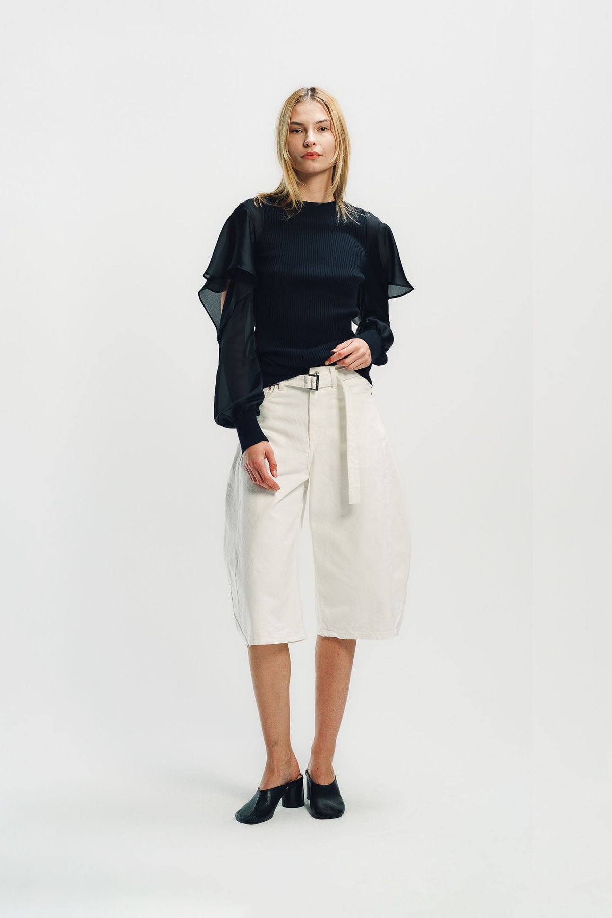 SACAI | DENIM SHORTS