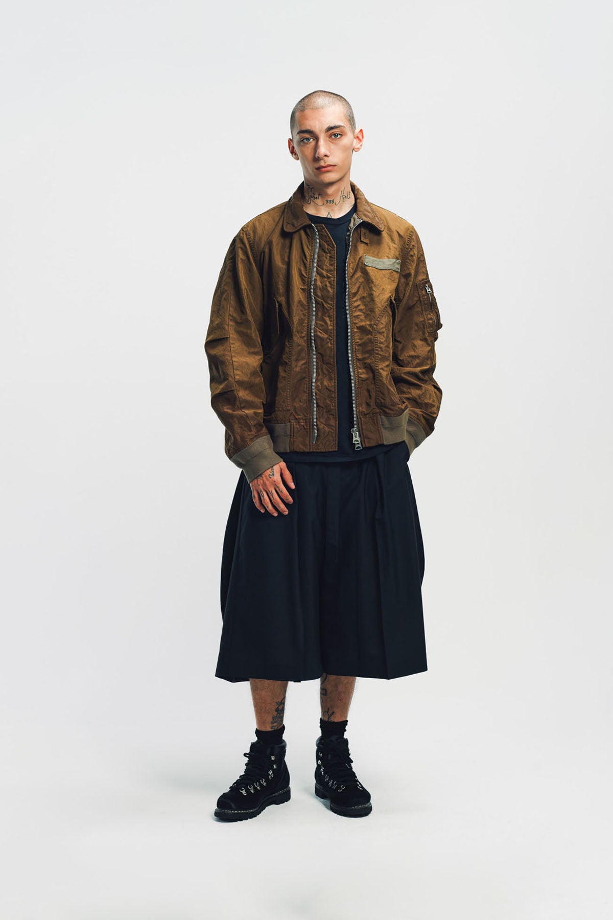 SACAI | TREATED NYLON TWILL BLOUSON
