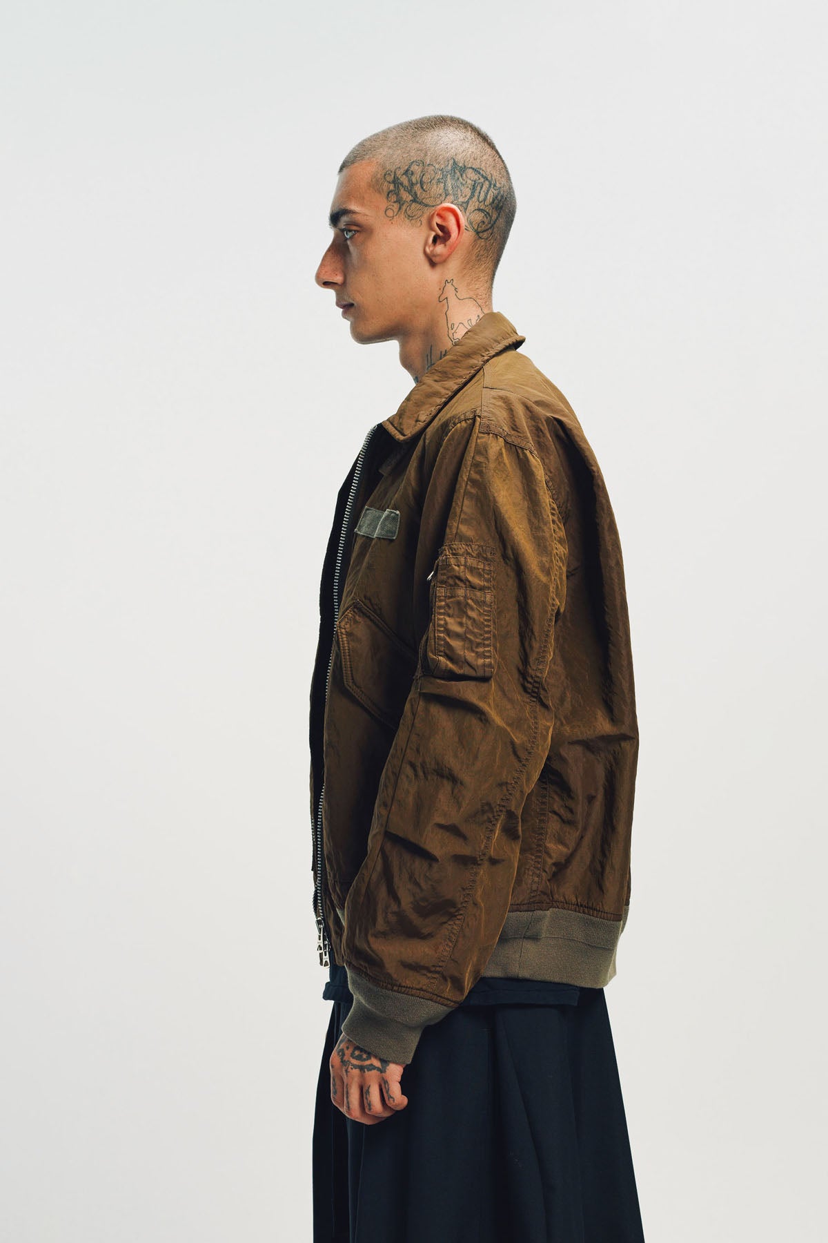 SACAI | TREATED NYLON TWILL BLOUSON