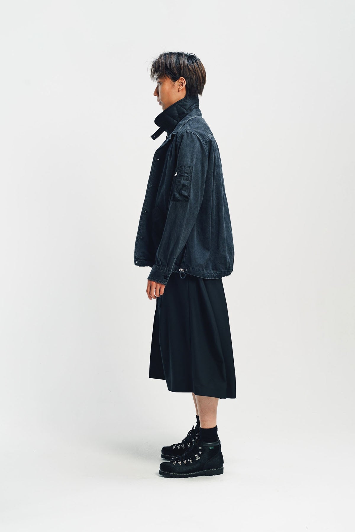 SACAI | DENIM X NYLON TWILL BLOUSON