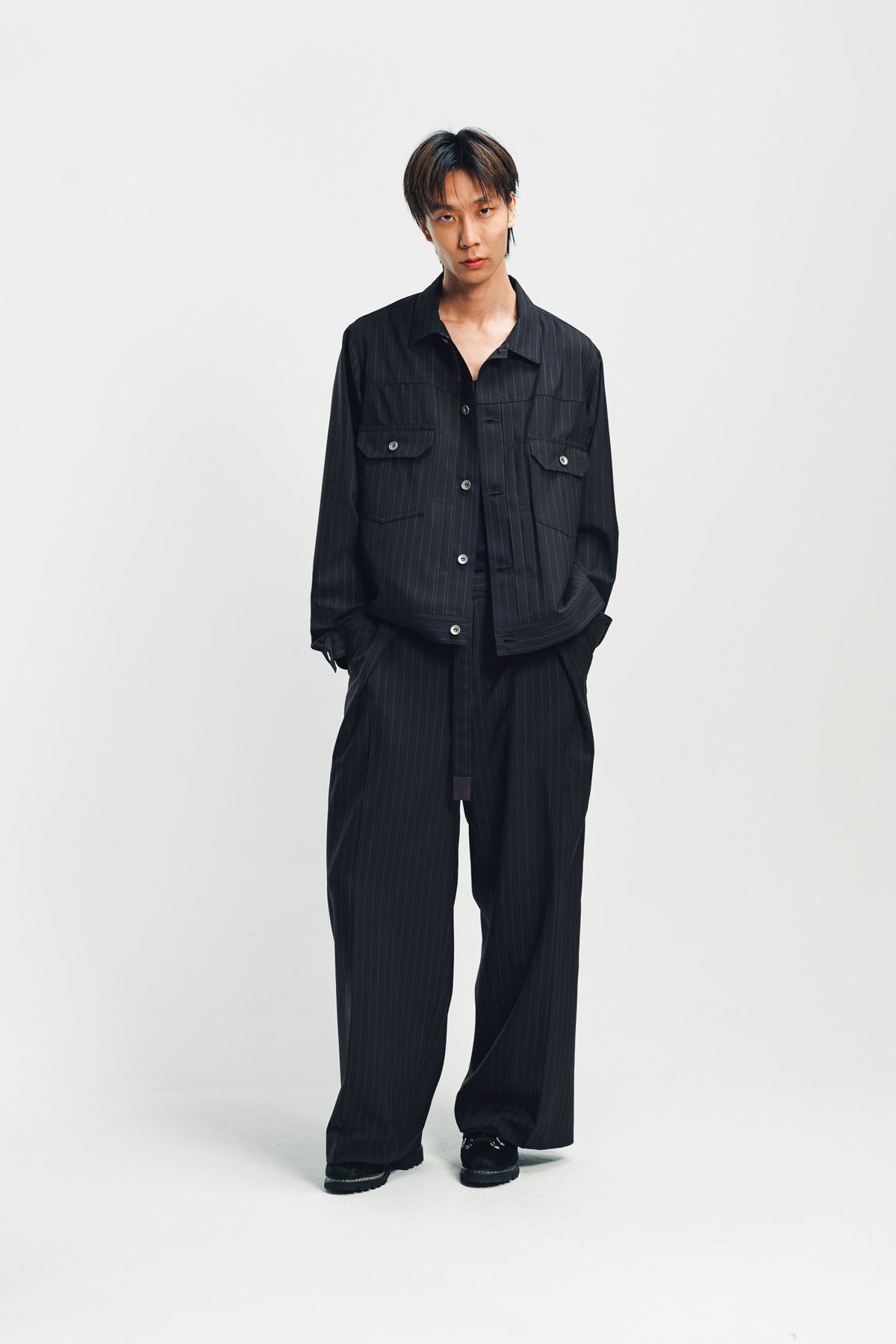 SACAI | CHALK STRIPE JACKET