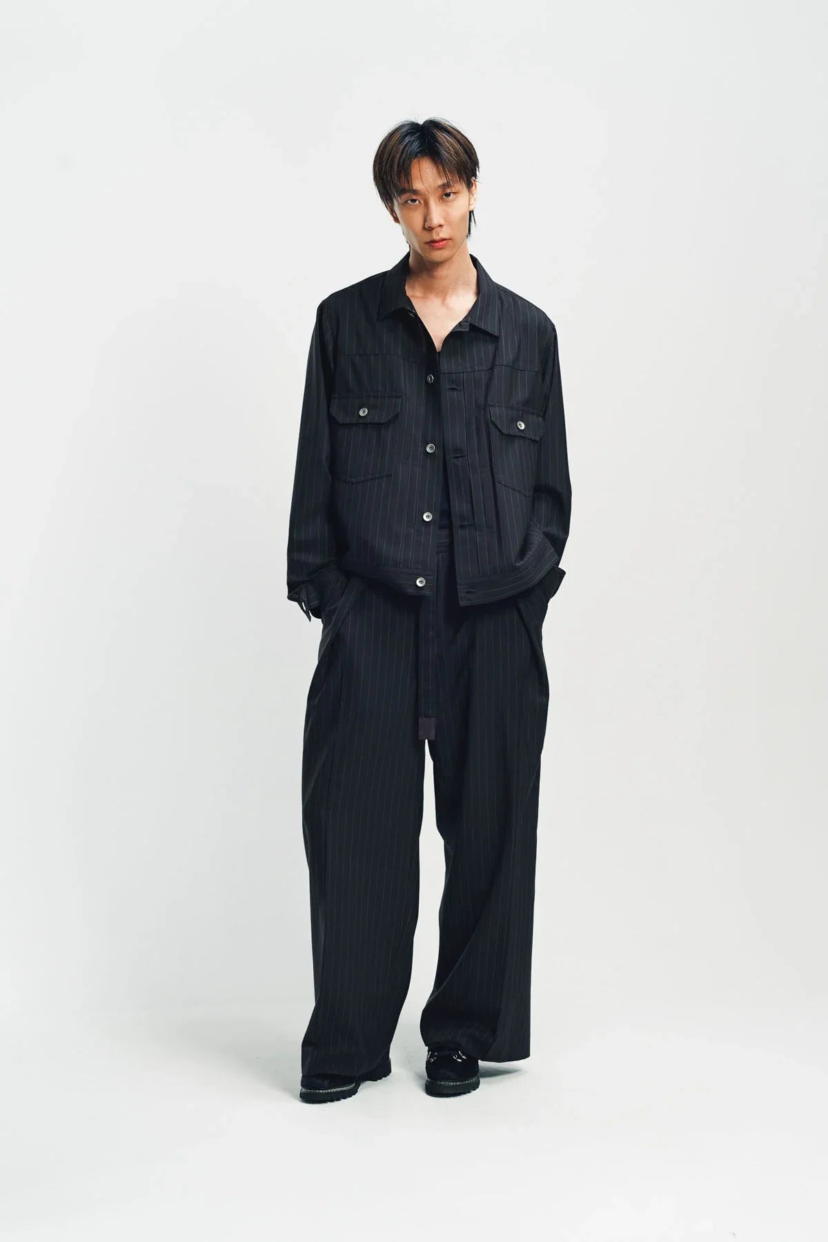 SACAI | CHALK STRIPE JACKET