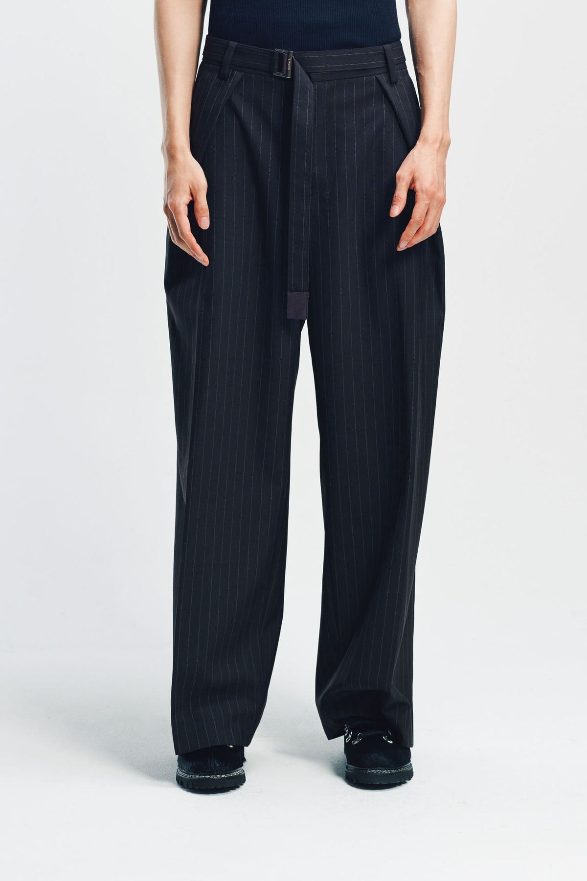 SACAI | CHALK STRIPE PANTS