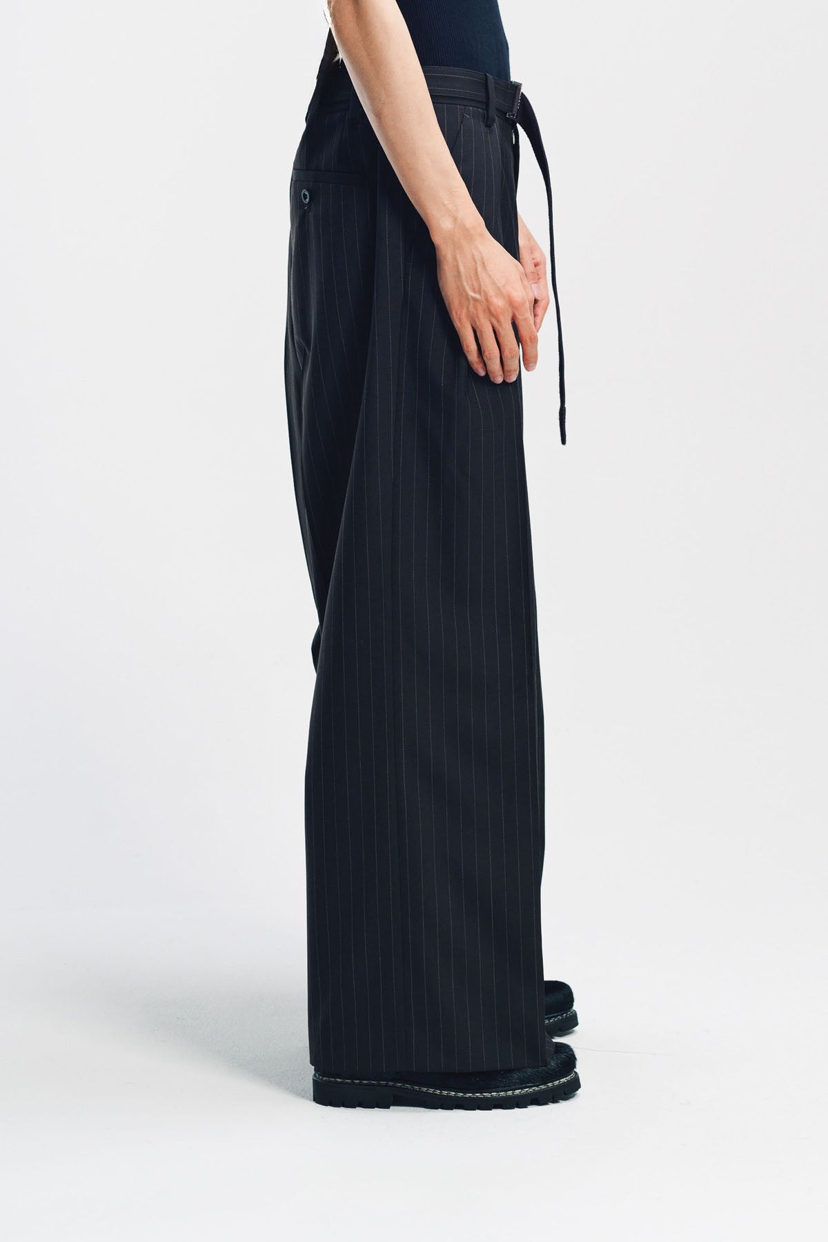 SACAI | CHALK STRIPE PANTS