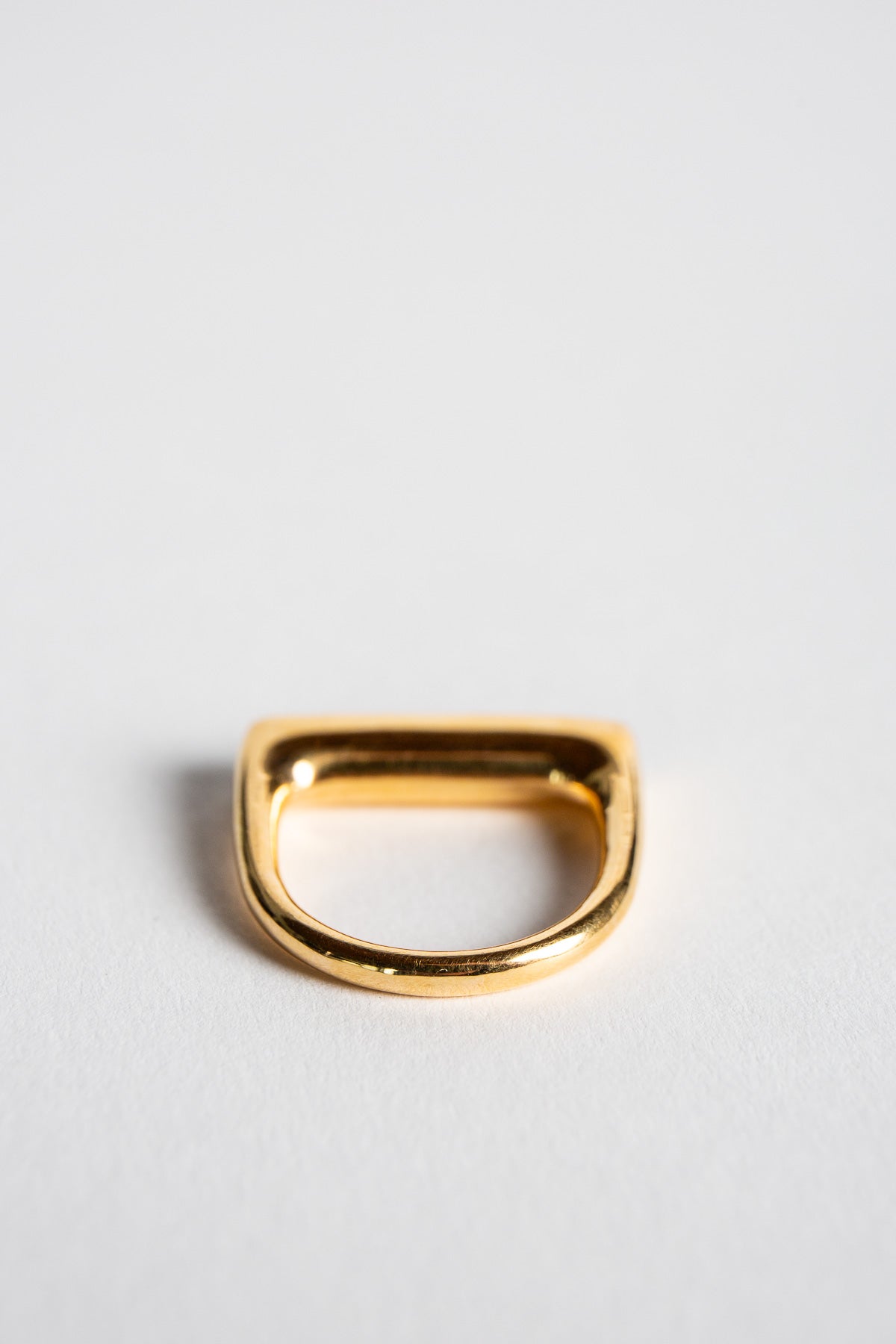 ADI HANDMADE | YELLOW GOLD, DIAMOND, AND EMERALD BAR RING
