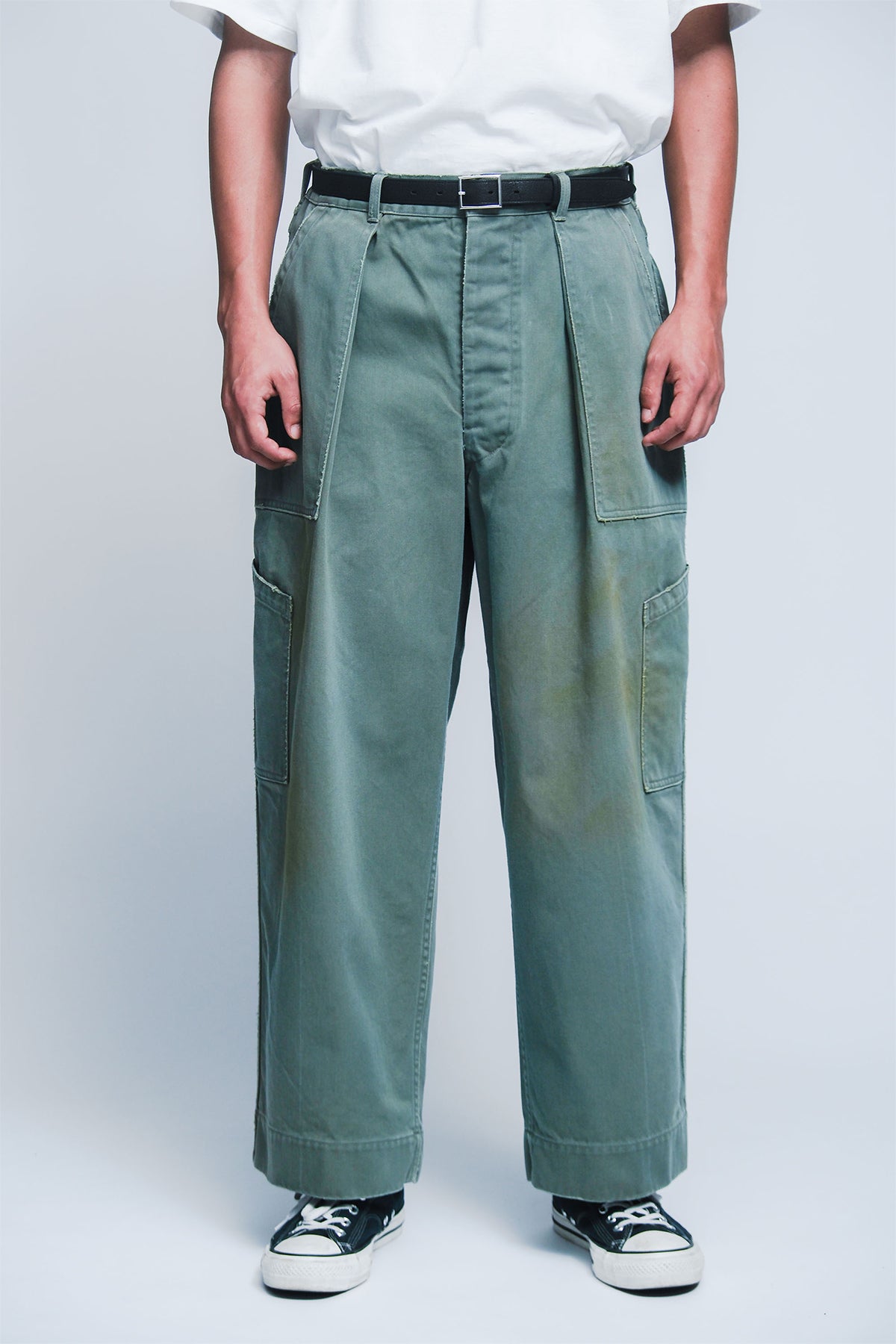 A.PRESSE | VINTAGE USAF HEMMED PANTS