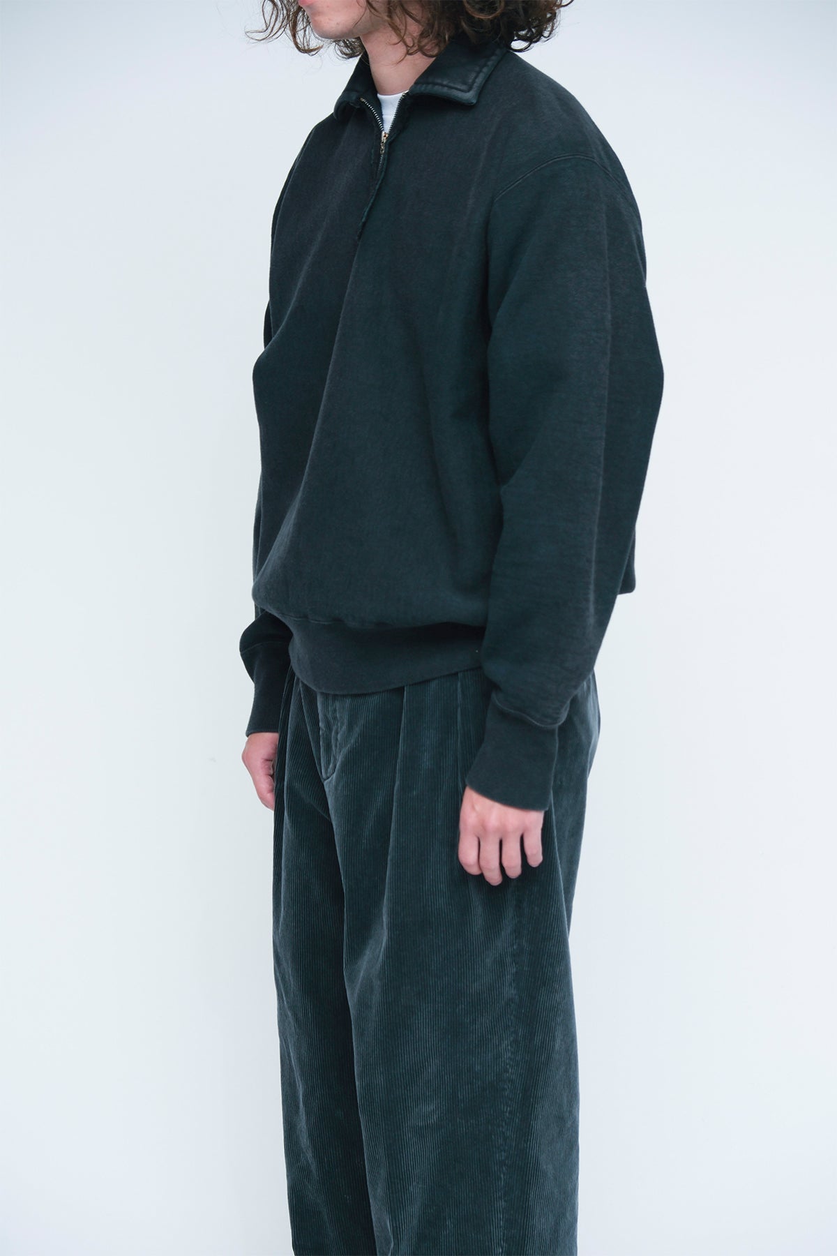 A.PRESSE | VINTAGE HALF ZIP SWEATSHIRT