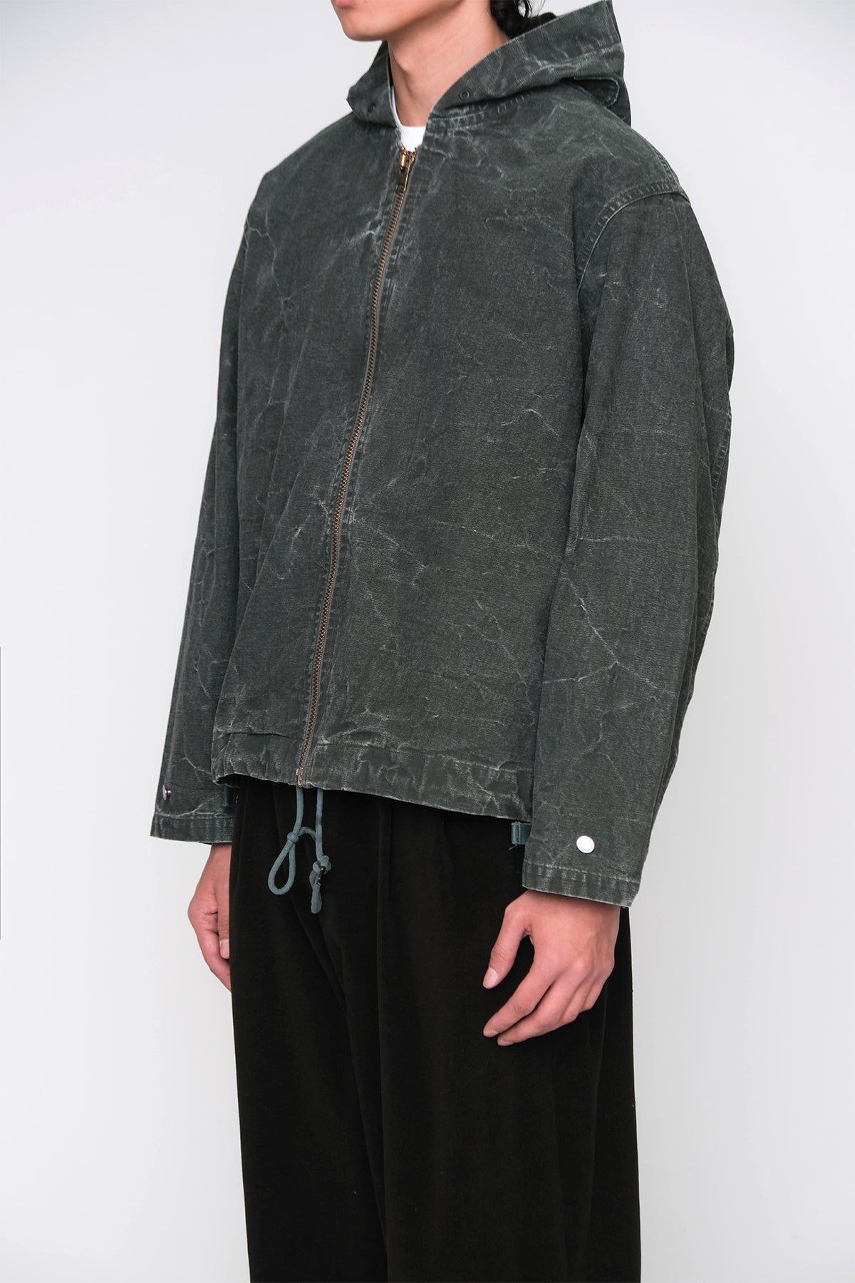 A.PRESSE | VINTAGE US NAVY ZIP HOODIE