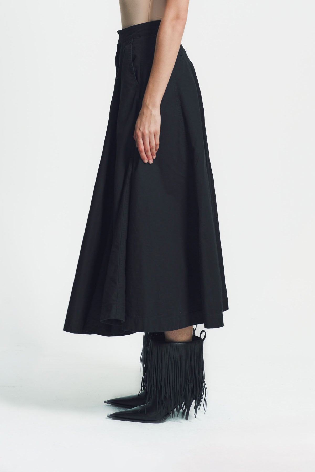 BALENCIAGA | GODET MAXI SKIRT