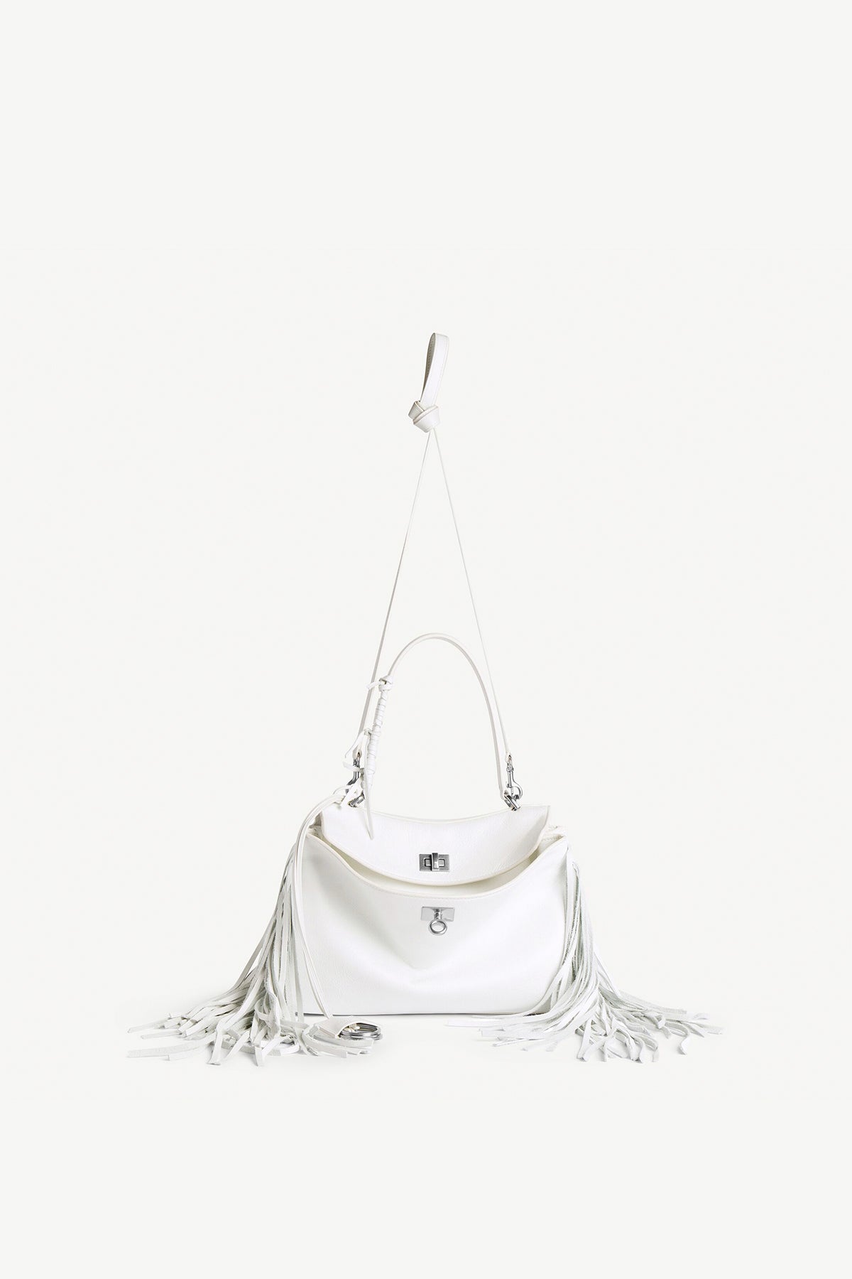 BALENCIAGA | RODEO HANDBAG SMALL IN WHITE