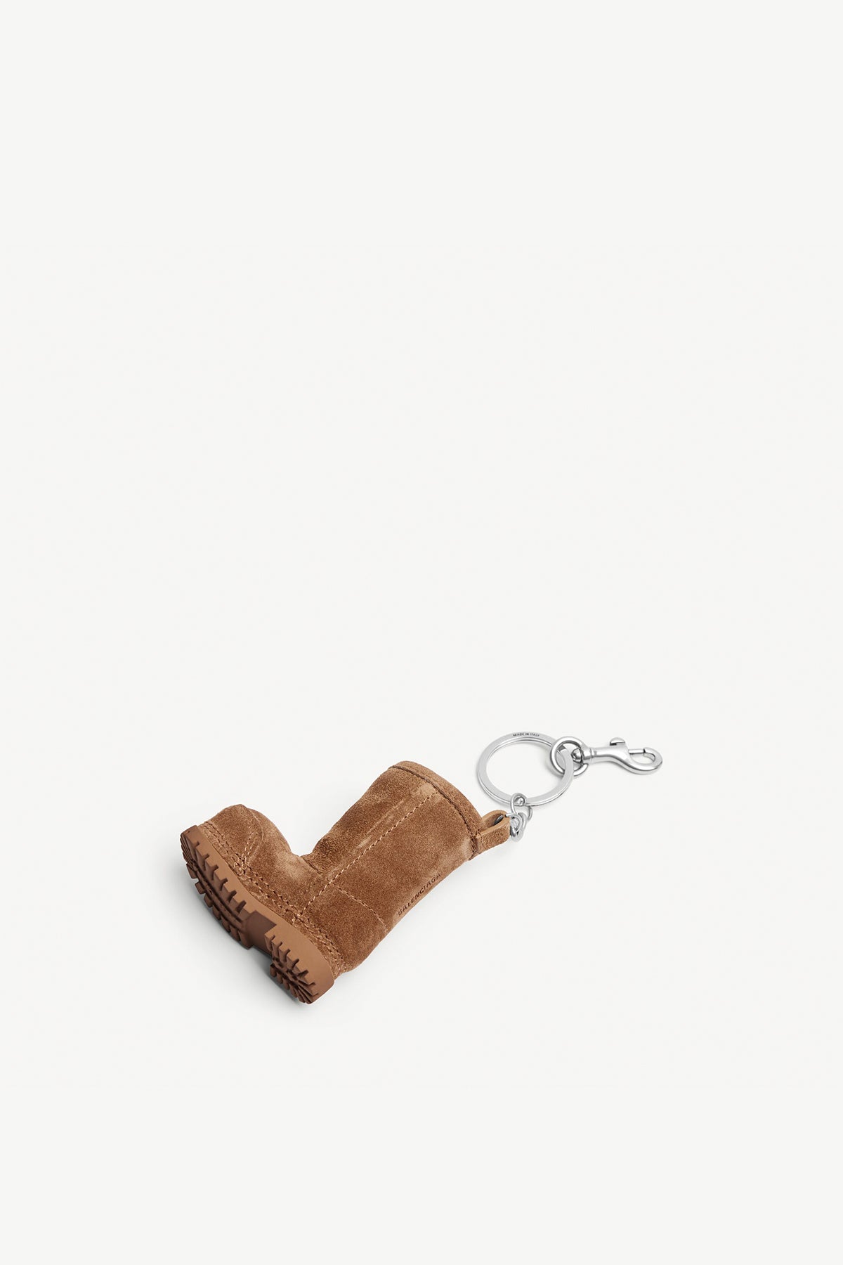 BALENCIAGA | KEYCHAIN MINI ALASKA BOOT IN NOCE