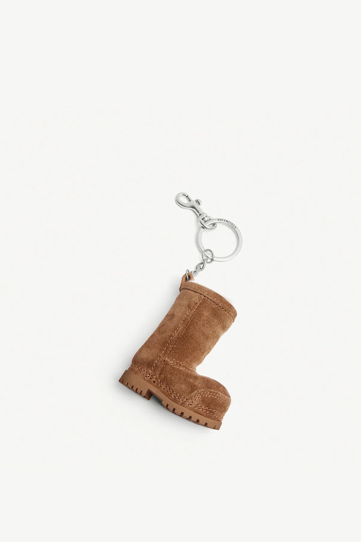 BALENCIAGA | KEYCHAIN MINI ALASKA BOOT IN NOCE