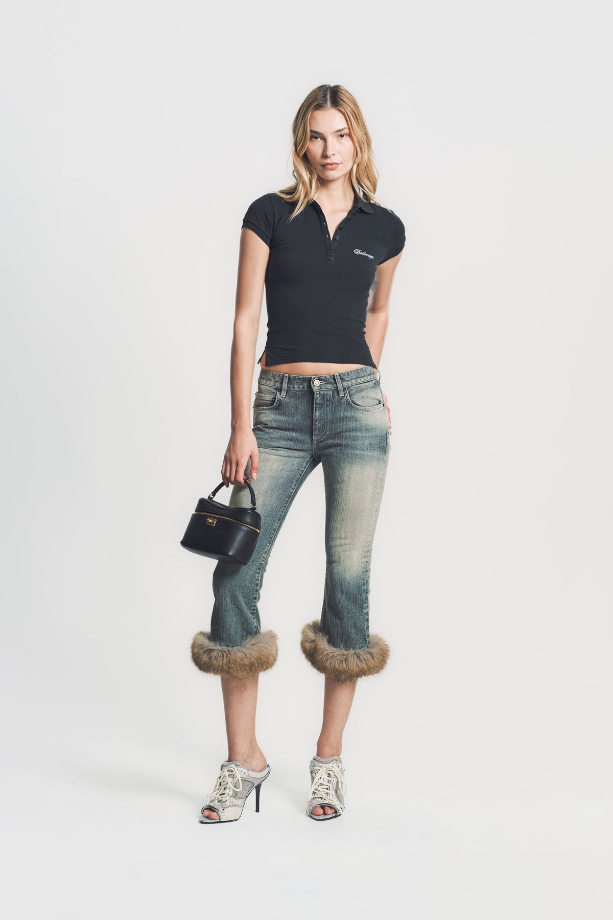 BALENCIAGA | CROPPED POLO