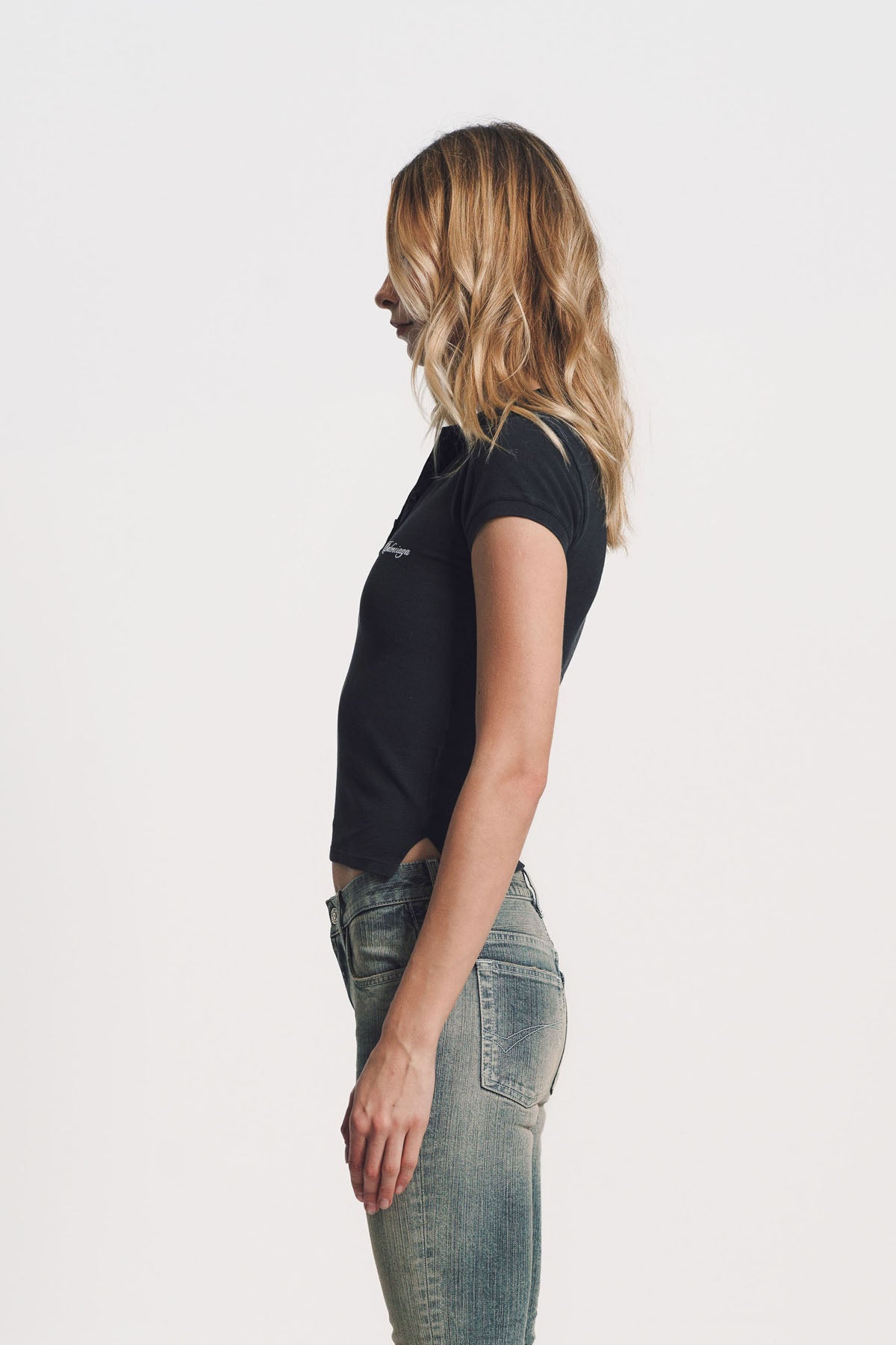 BALENCIAGA | CROPPED POLO