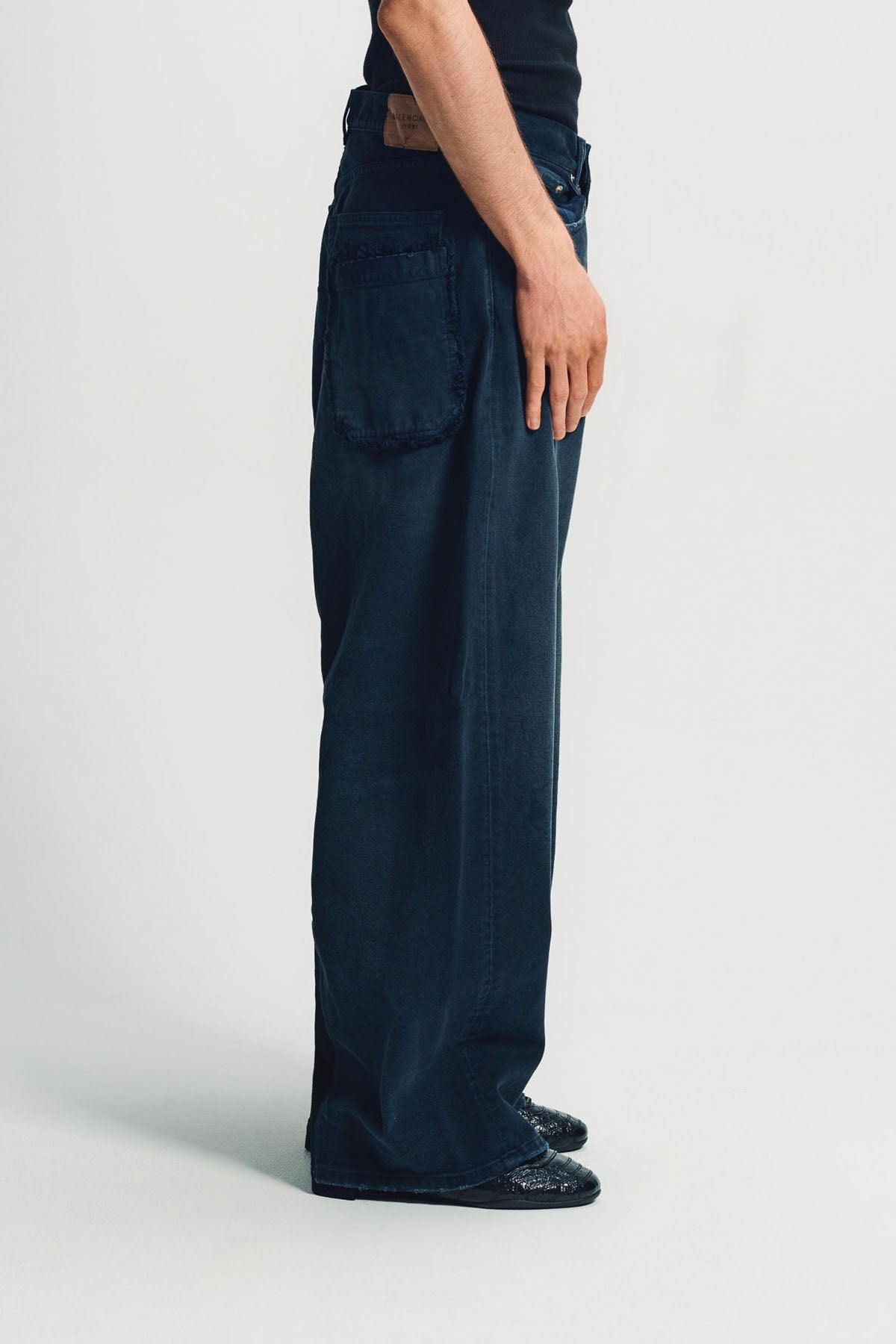 BALENCIAGA | PATCHED BAGGY PANTS