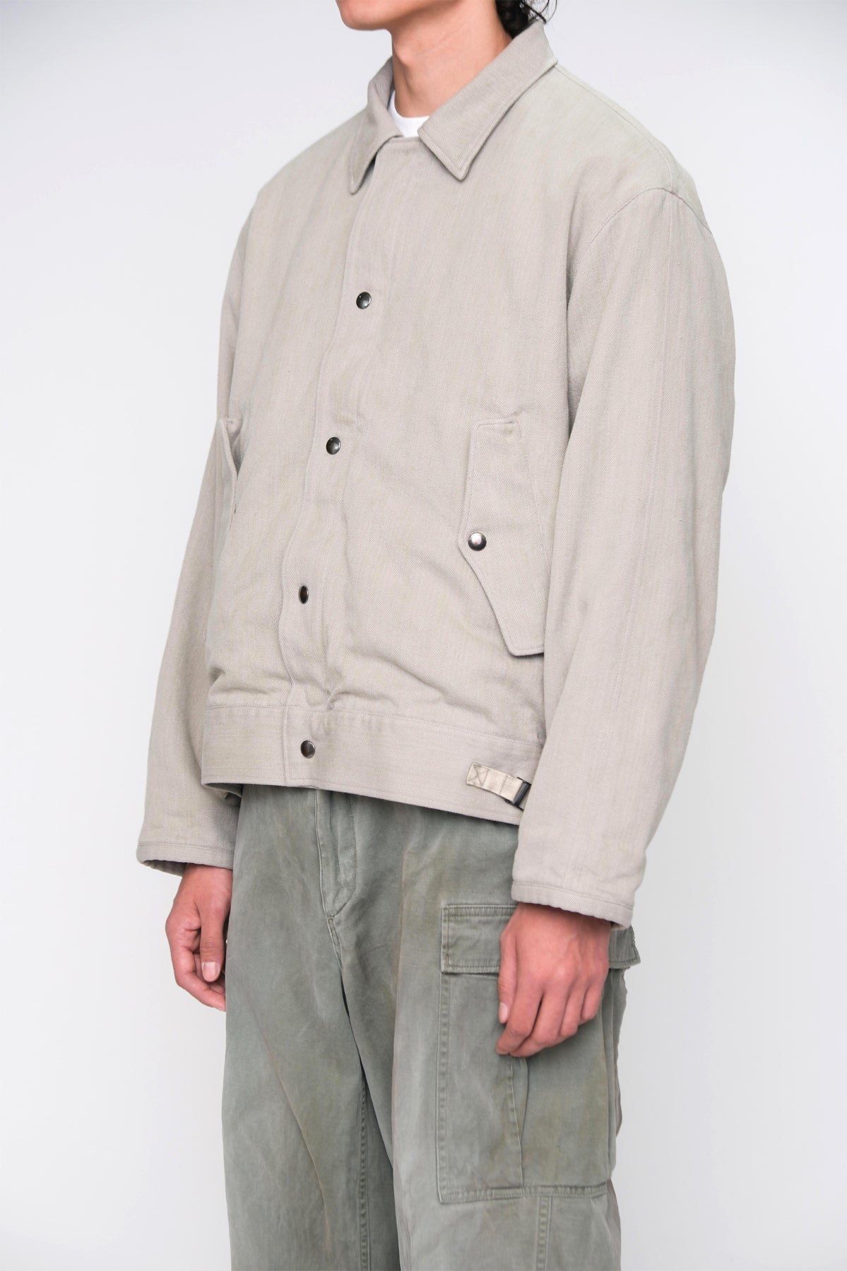 A.PRESSE | SILK NEP TYPE A-1 JACKET