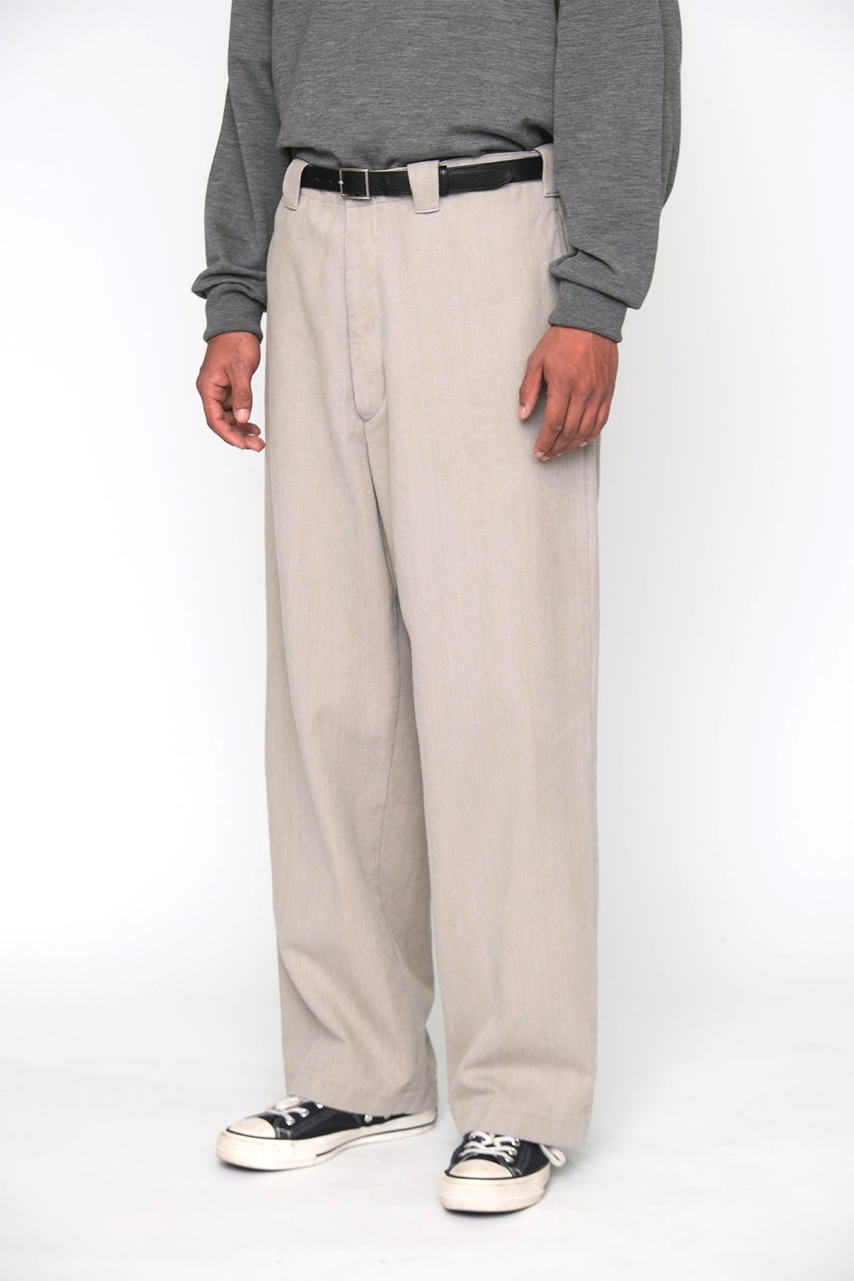 A.PRESSE | SILK NEP TROUSERS